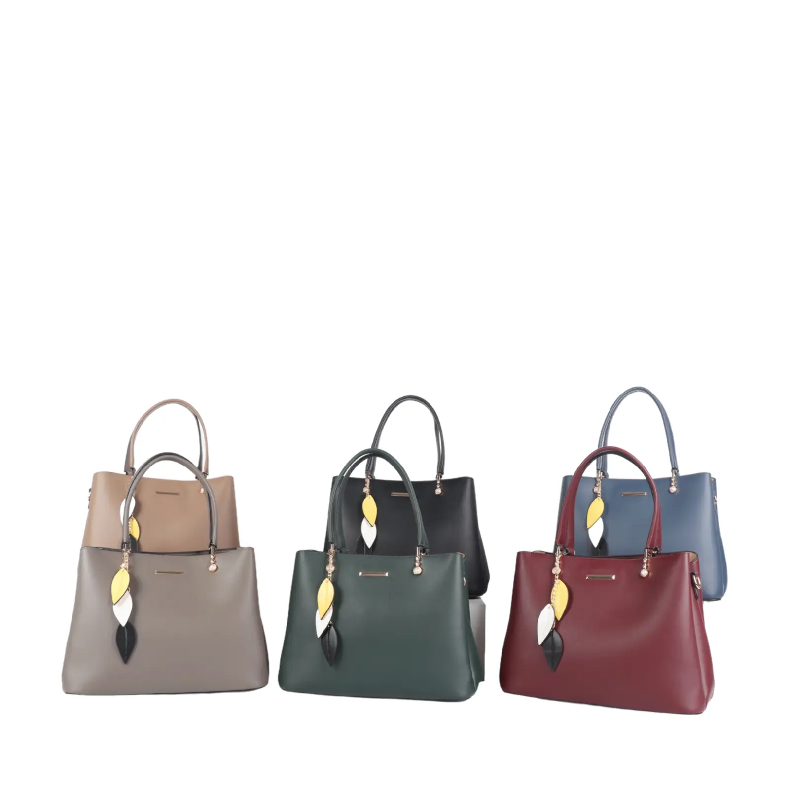 Plain Totebag with Leaves Chain - Image 2