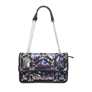 Alpini Diamante Shinning Chain Strap Shoulder Bags
