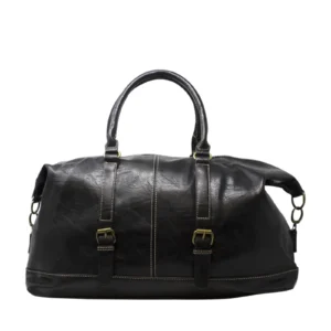 Large PU Travel Bag with Crossbody Strap