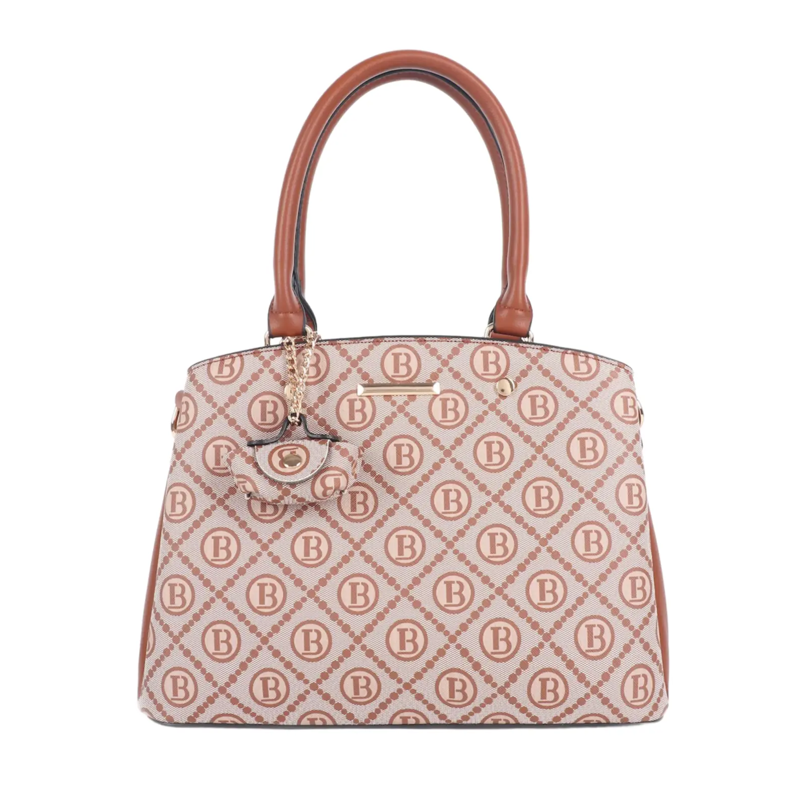 Logo Print Top Handle Multi-Compartments Bag - Image 4