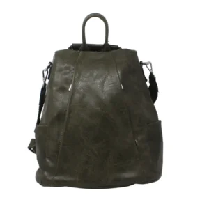 PU Backpack with Detachable Strap