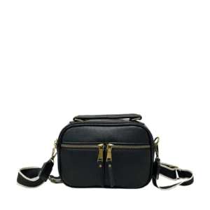 Double Zipper Small Camera Bag with Front Zips