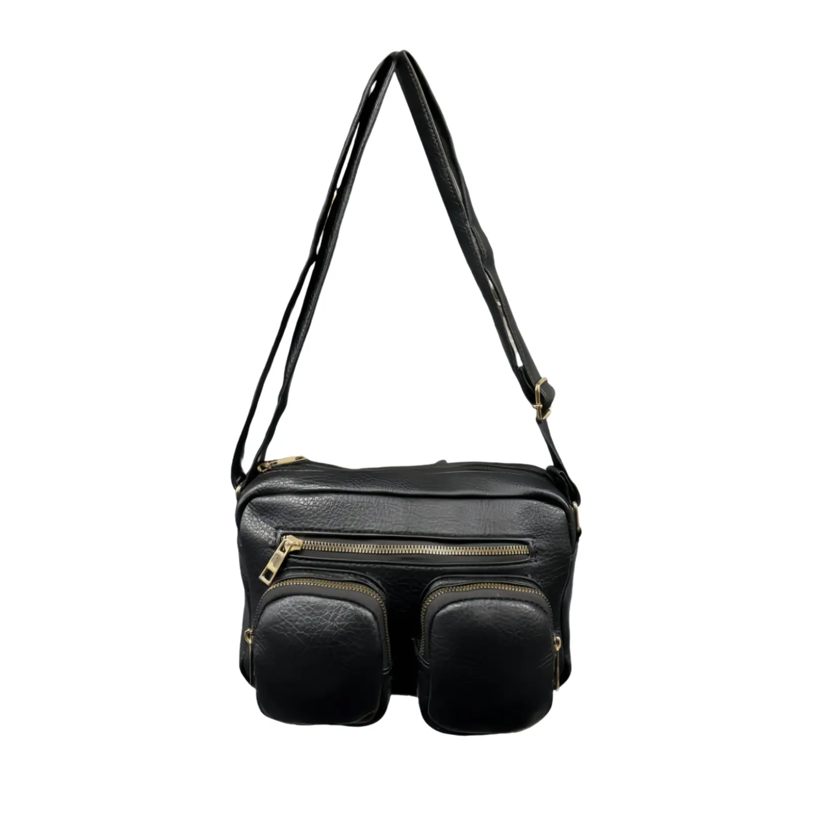 Twin - Pocket Casual Crossbody Bag with Adjustable Strap - Image 2