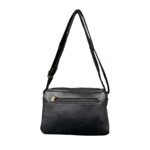 Twin - Pocket Casual Crossbody Bag with Adjustable Strap