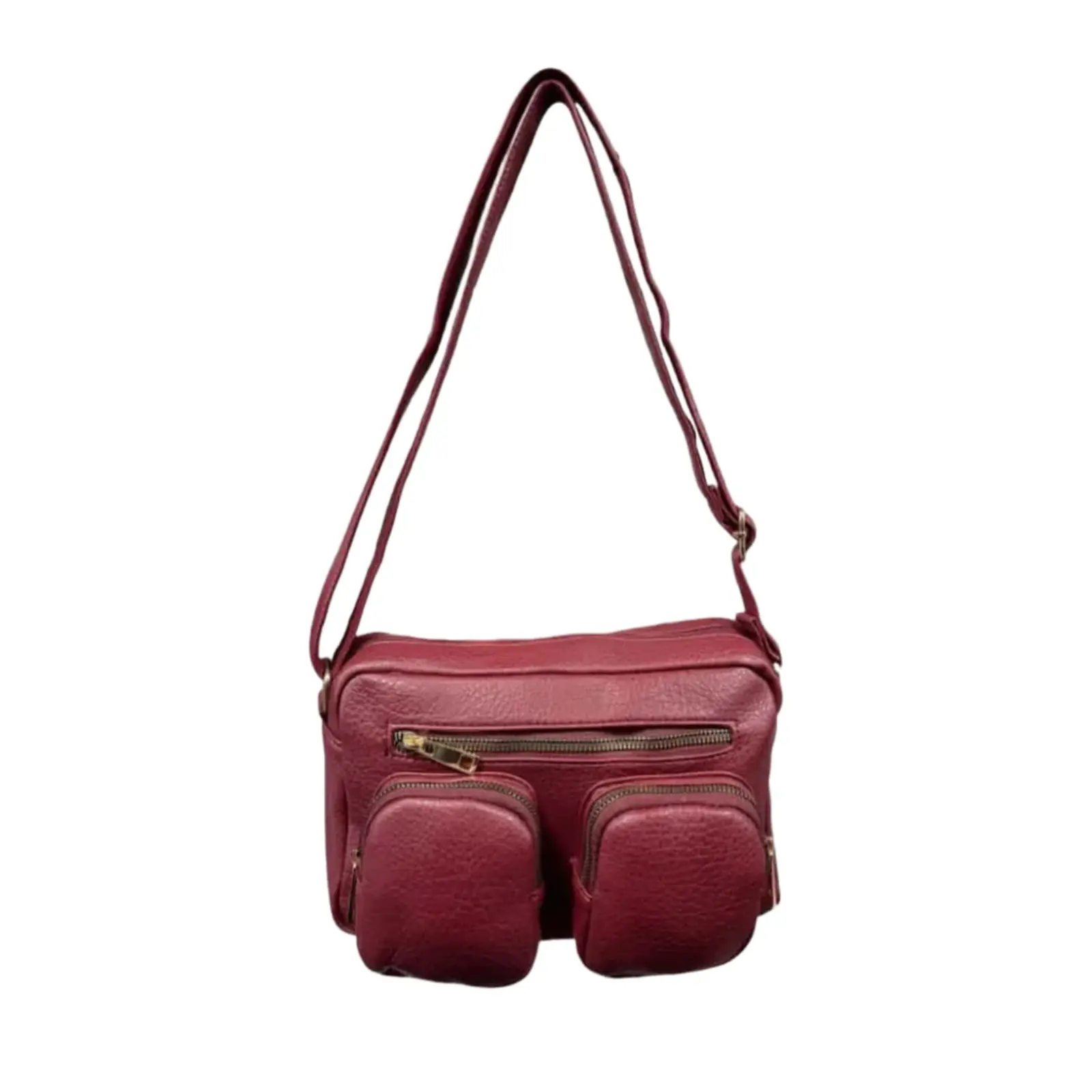 Twin - Pocket Casual Crossbody Bag with Adjustable Strap - Image 5
