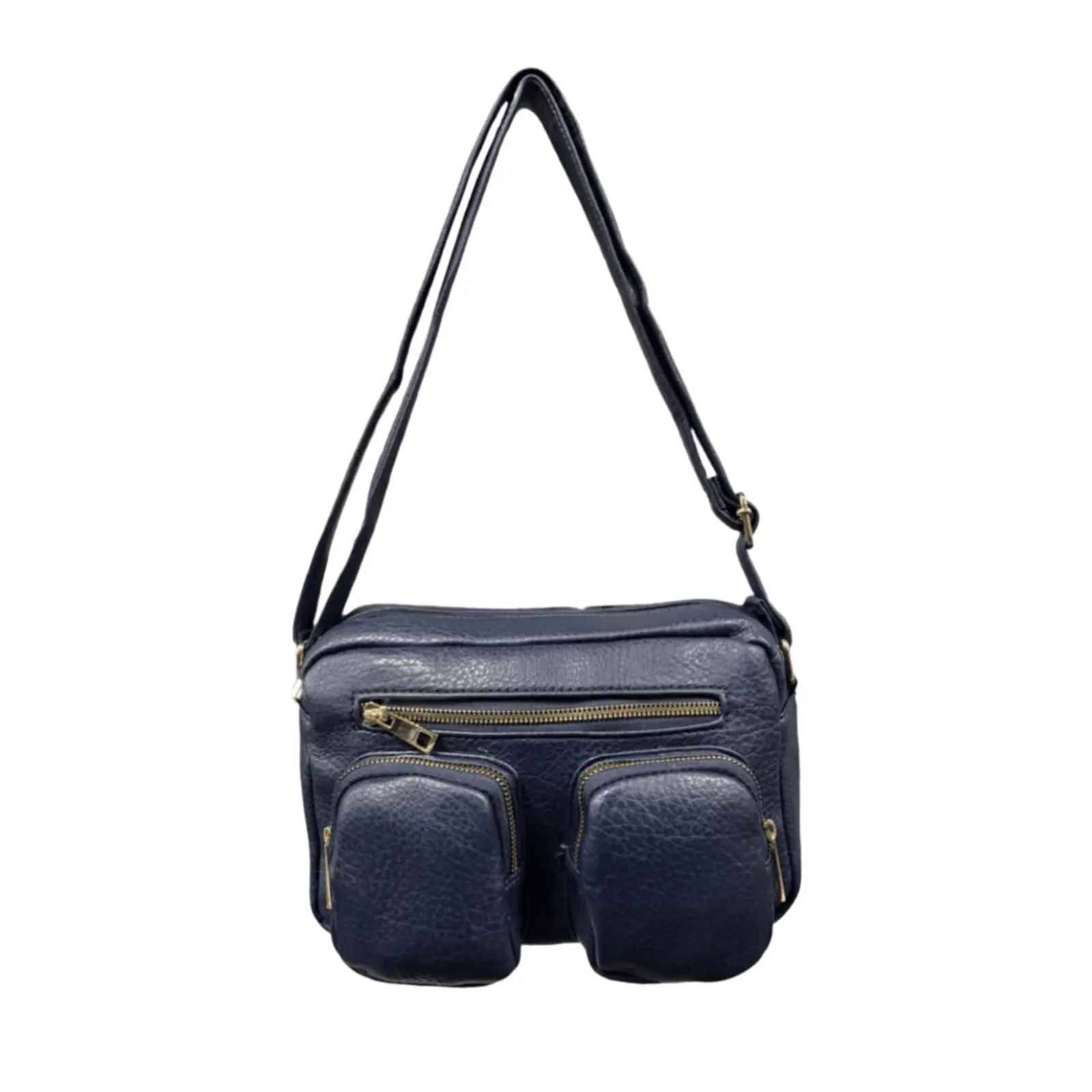 Twin - Pocket Casual Crossbody Bag with Adjustable Strap - Image 9
