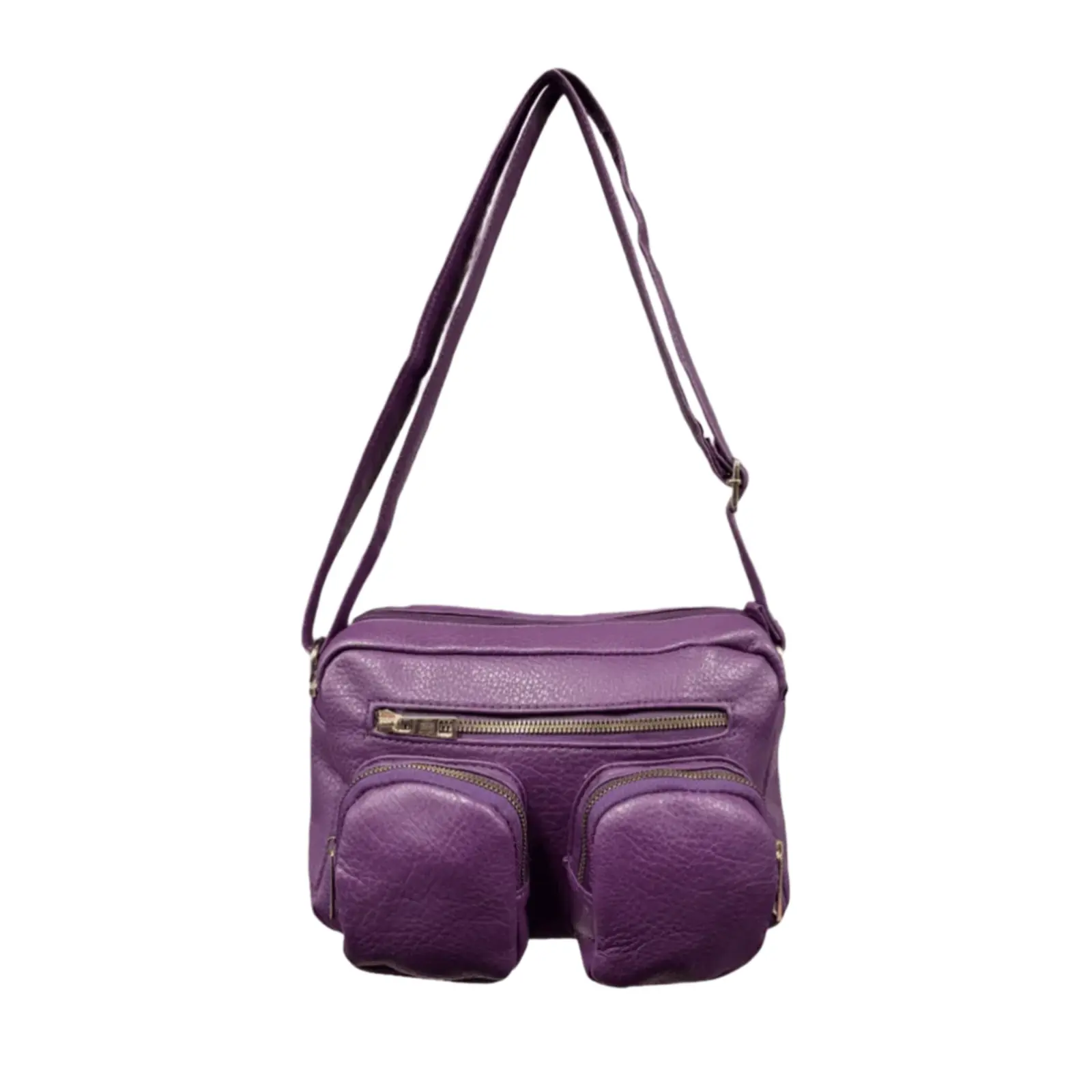 Twin - Pocket Casual Crossbody Bag with Adjustable Strap - Image 15