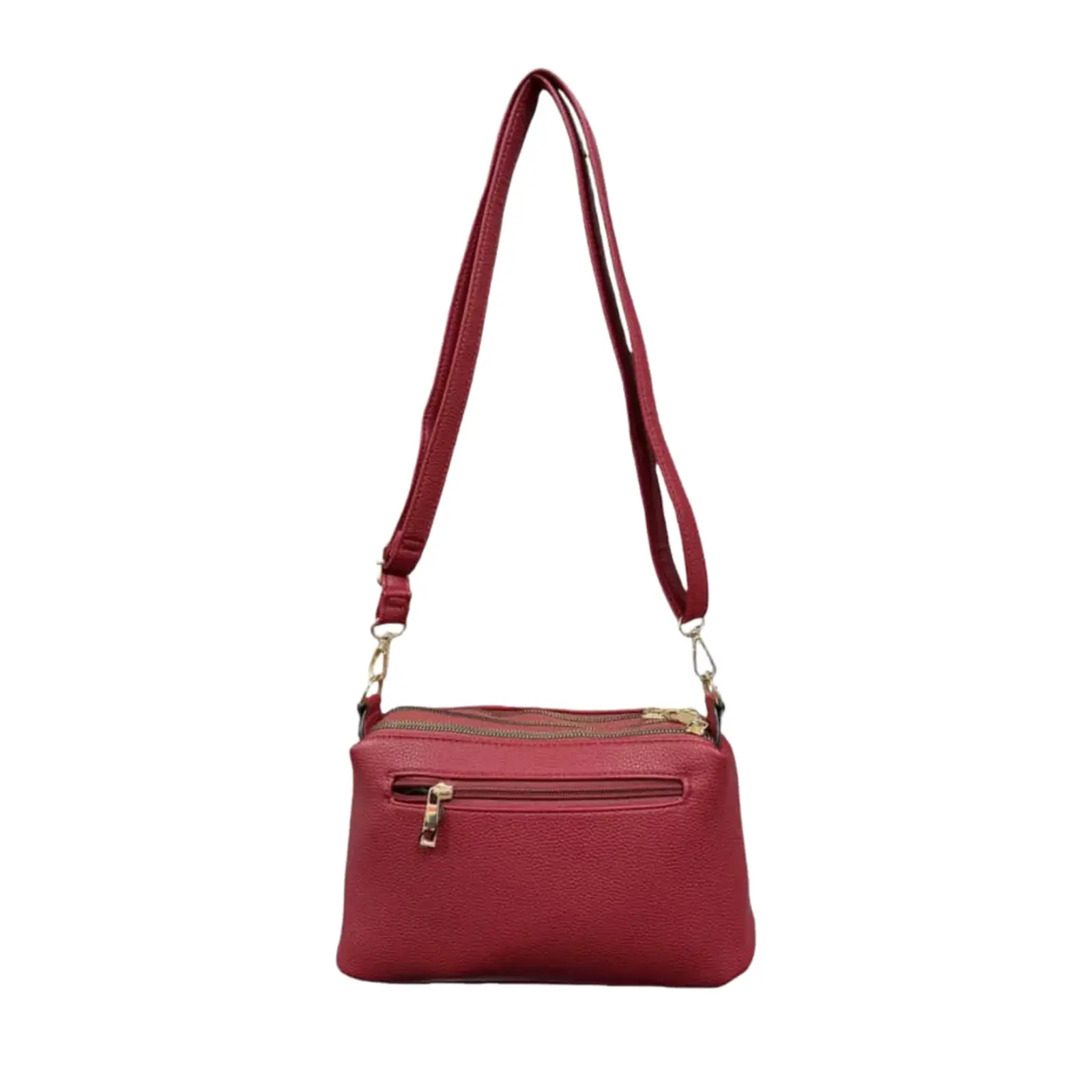 Chic Multi-Pocket Crossbody Bag with Adjustable Strap - Image 12