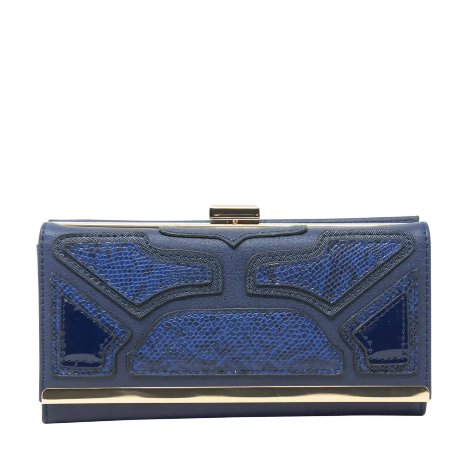 Faux Crocodile Textured Purse - Image 3