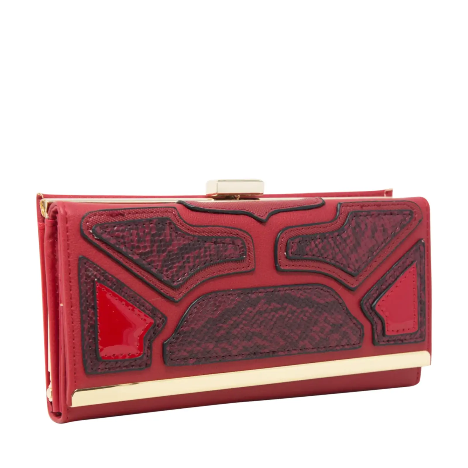 Faux Crocodile Textured Purse - Image 6