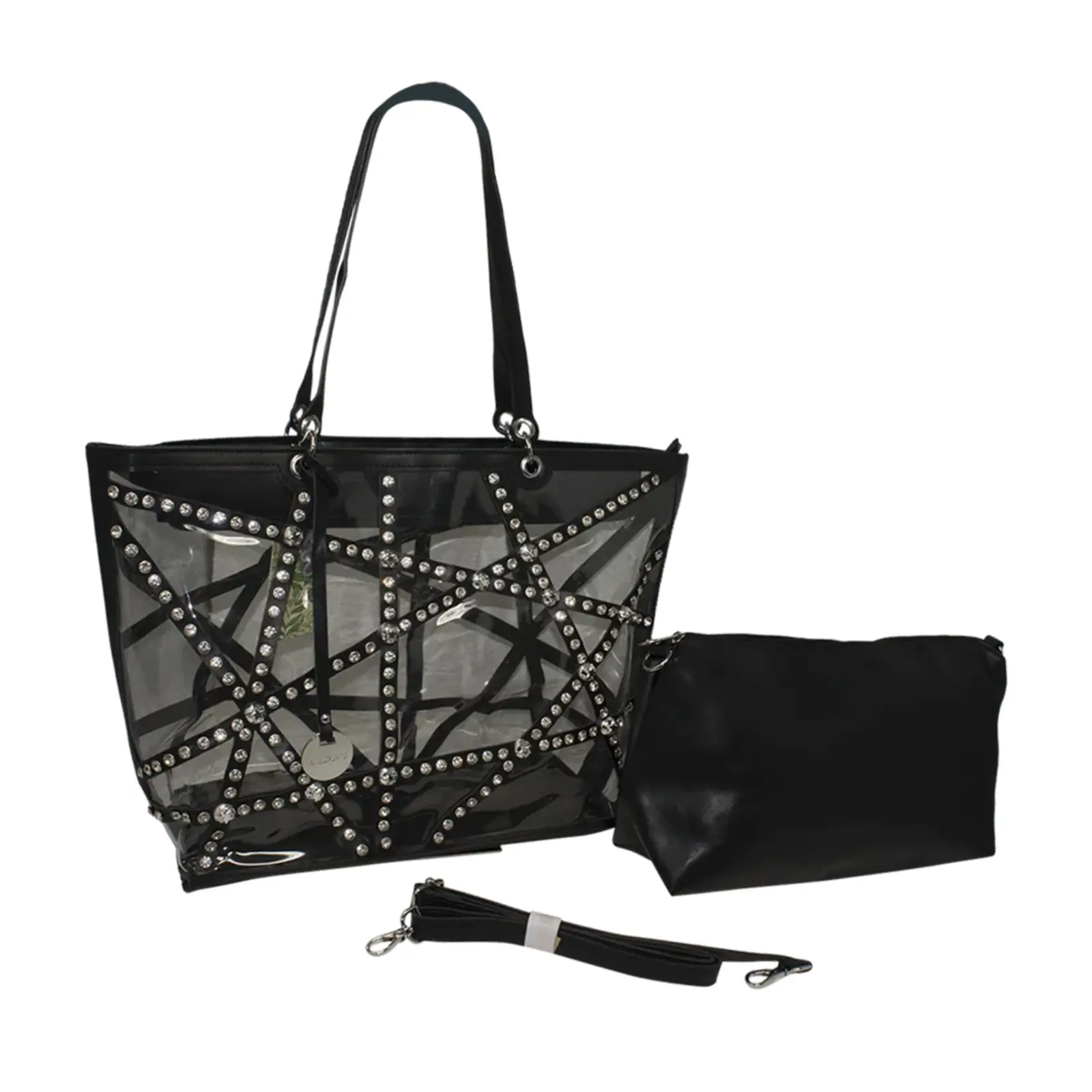 Alpini Large Studded Shopper Bag - Image 2