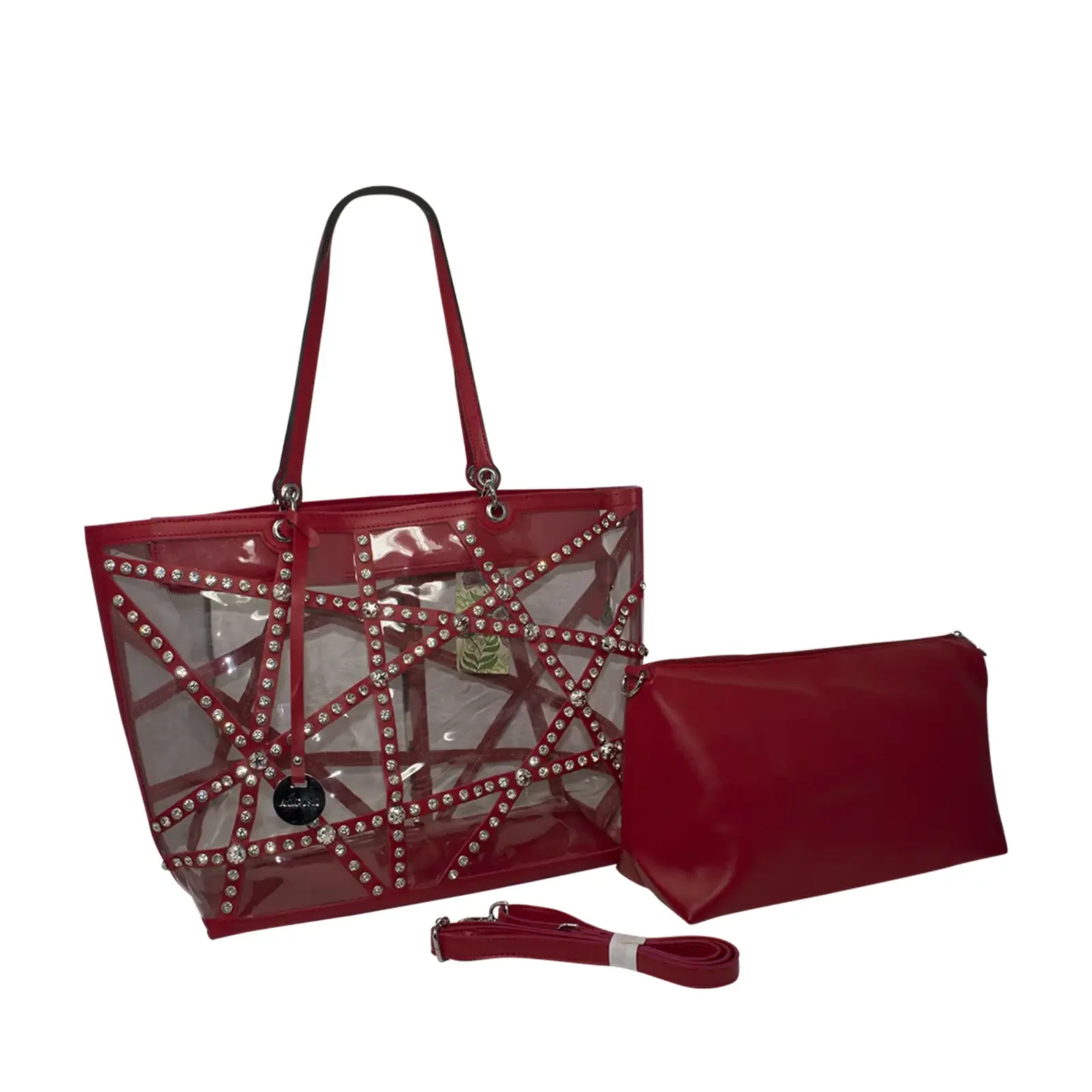 Alpini Large Studded Shopper Bag - Image 4