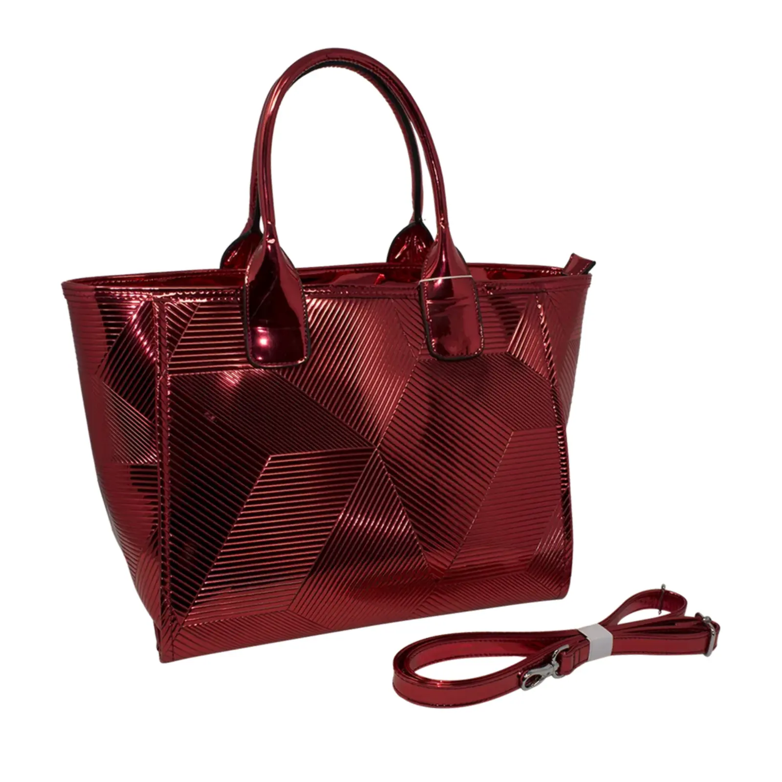 Alpini Metallic Shopper Bag - Image 8