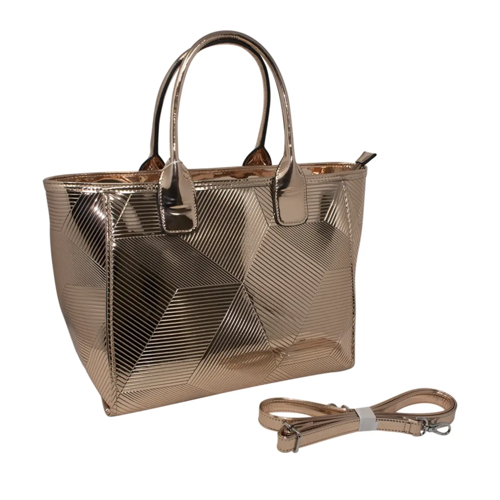 Alpini Metallic Shopper Bag - Image 6