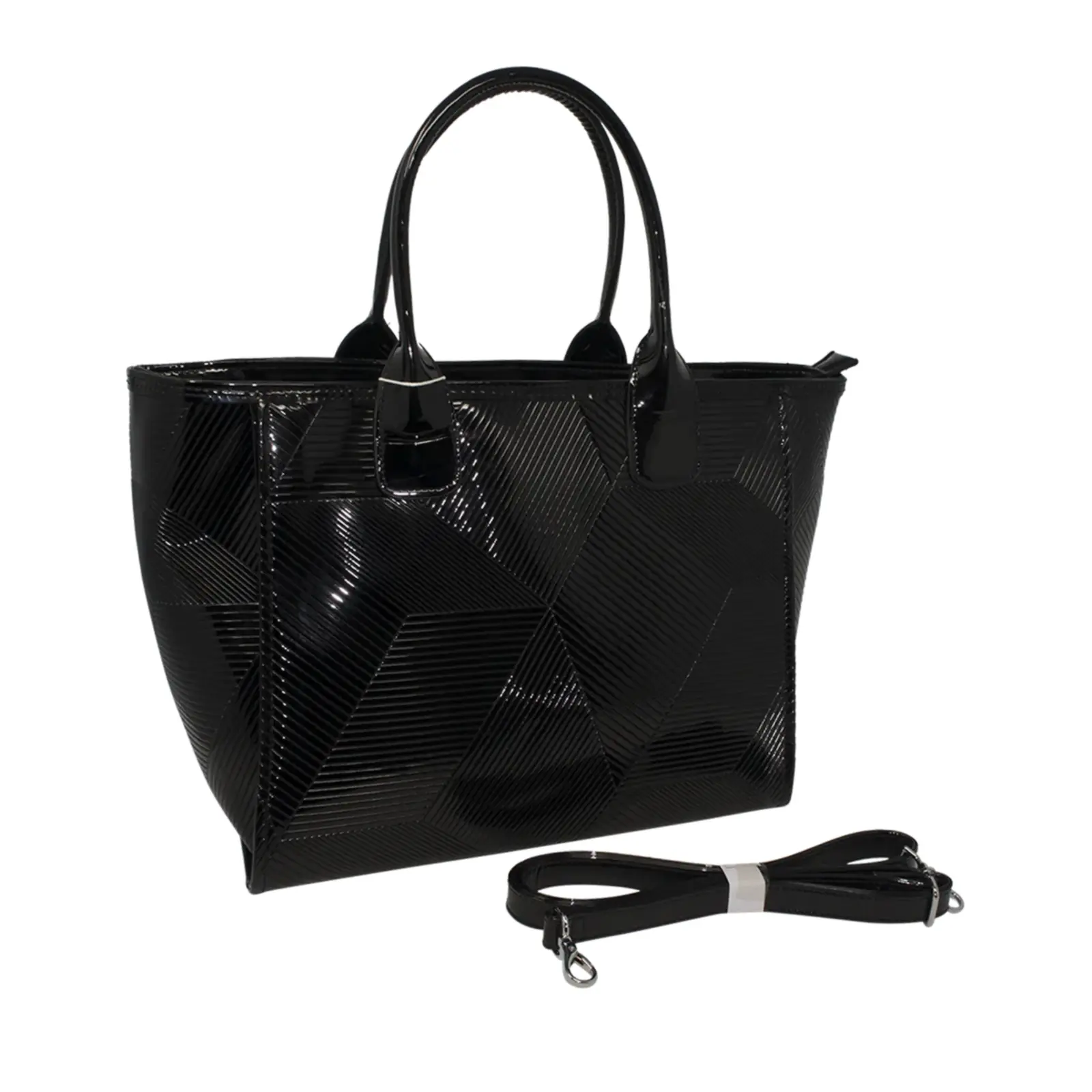 Alpini Metallic Shopper Bag - Image 2