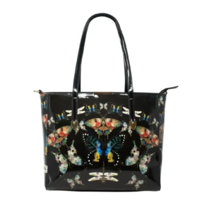 PU Butterfly Tote Bag
