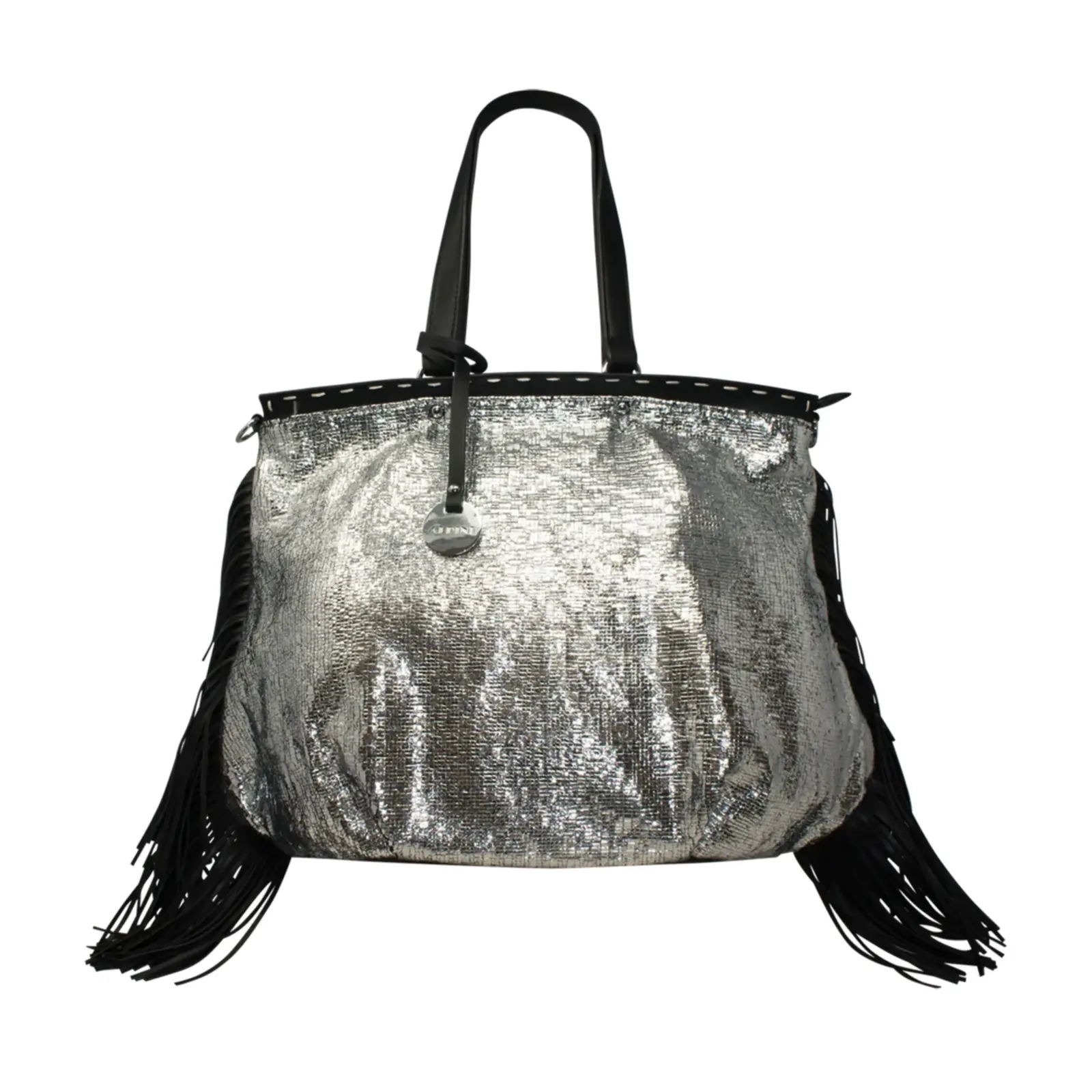 ALPINI Glitter Tassel Statement Bag - Image 11