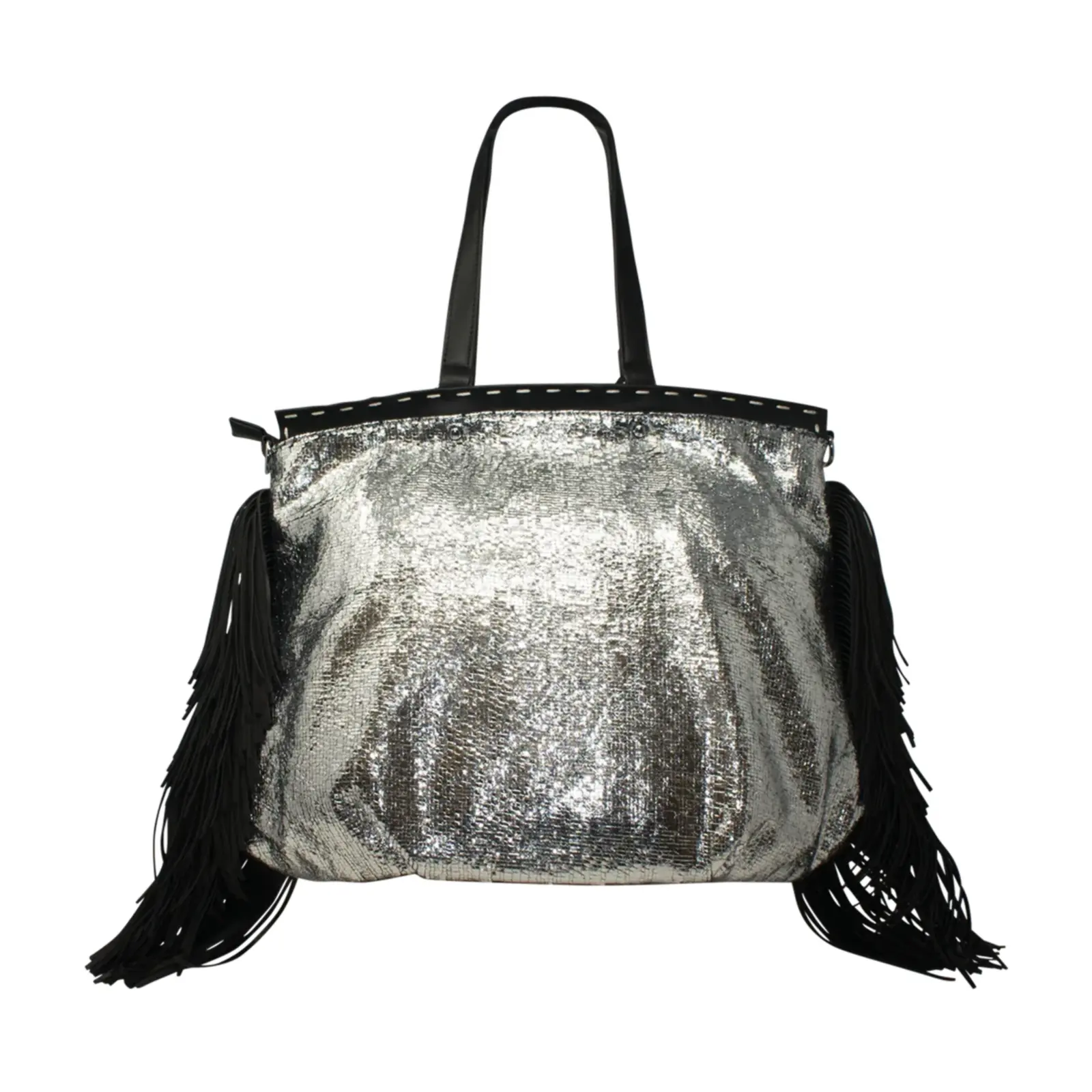 ALPINI Glitter Tassel Statement Bag - Image 12