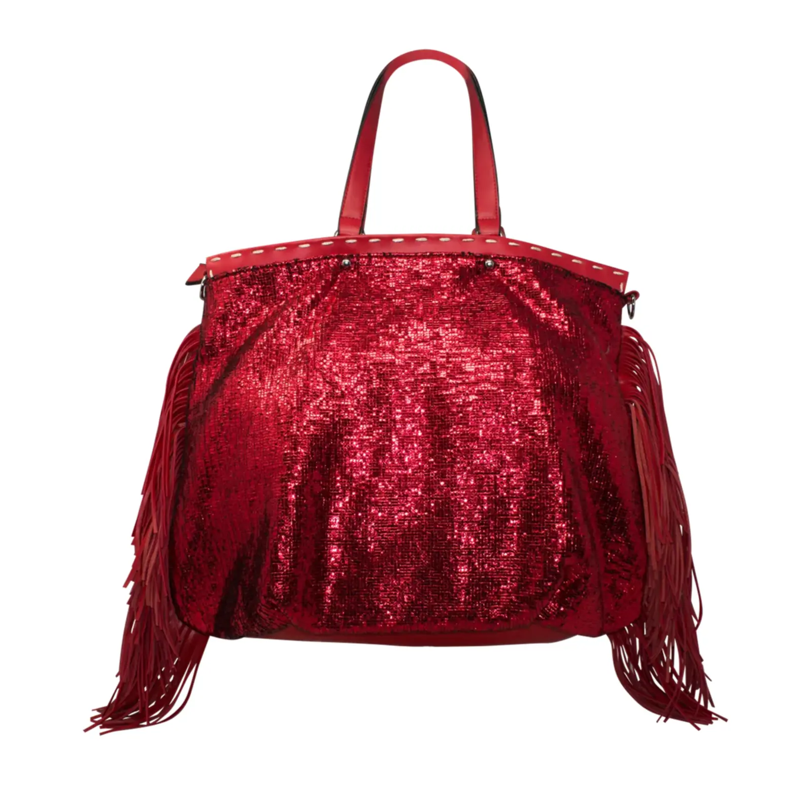 ALPINI Glitter Tassel Statement Bag - Image 10