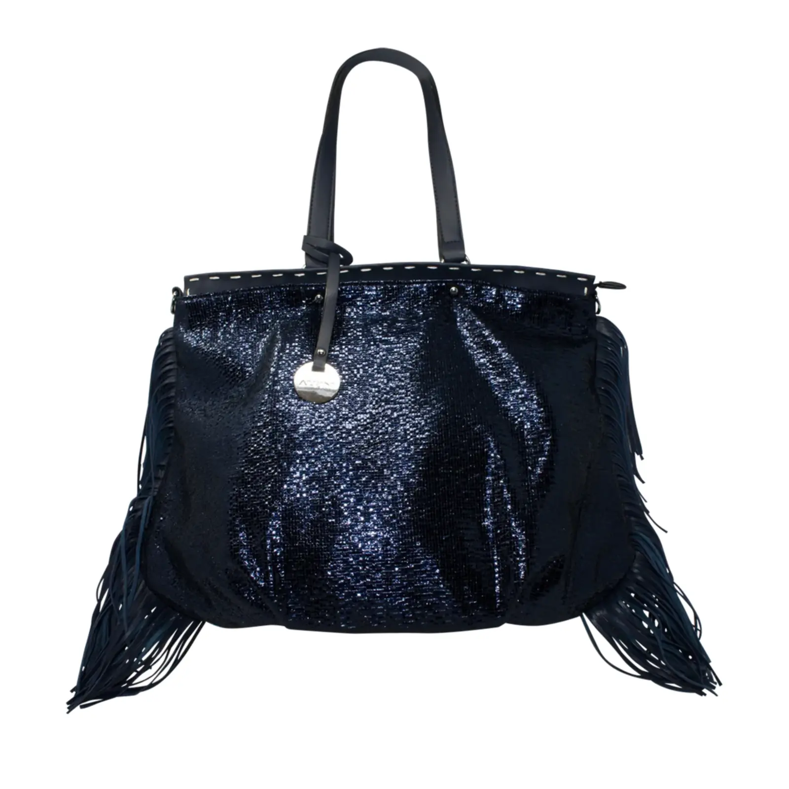 ALPINI Glitter Tassel Statement Bag - Image 3