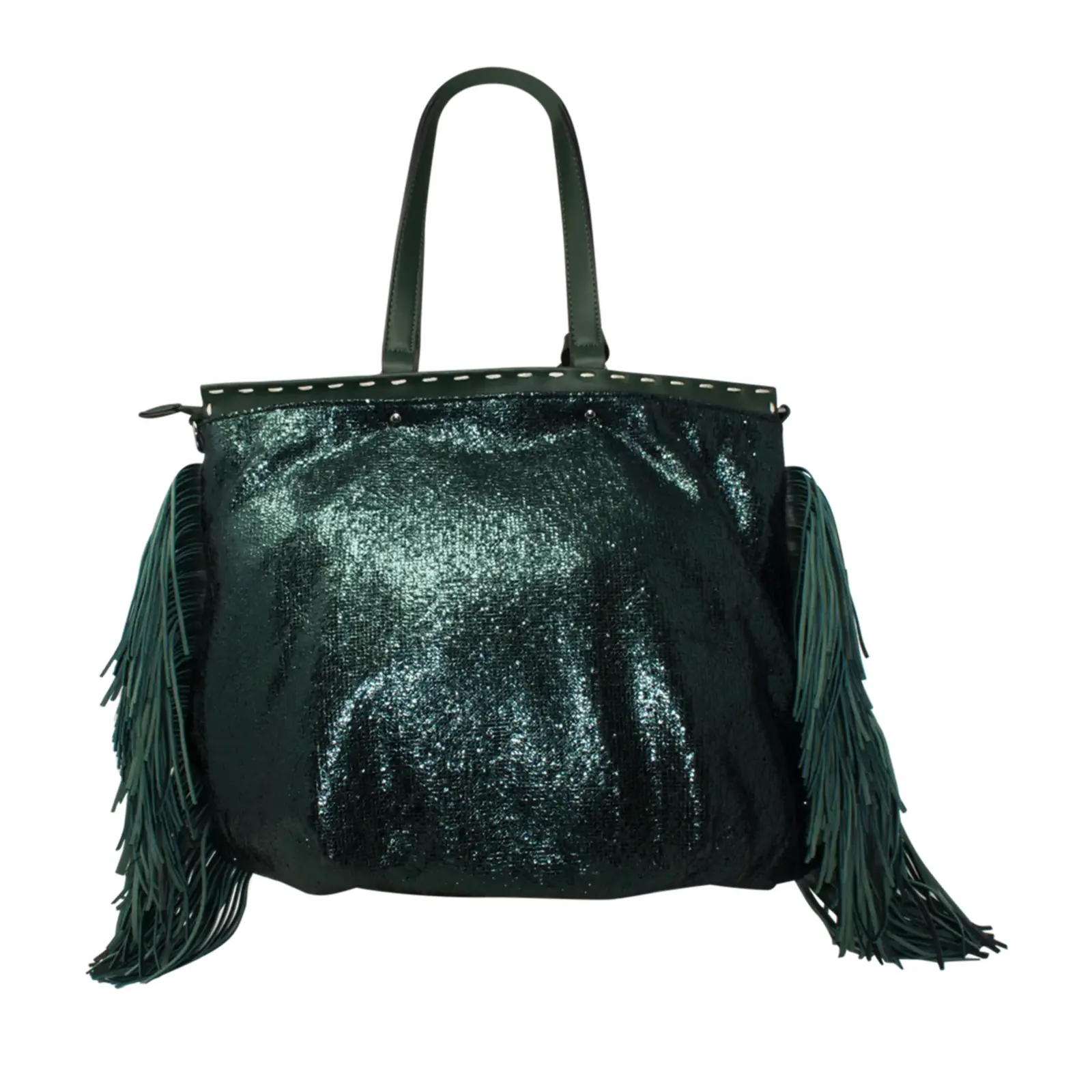 ALPINI Glitter Tassel Statement Bag - Image 8