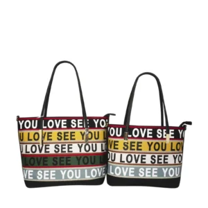 ALPINI Letters Print Tote Bags Set