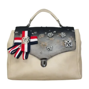 ALPINI Diamante Front Flap Tote Bag