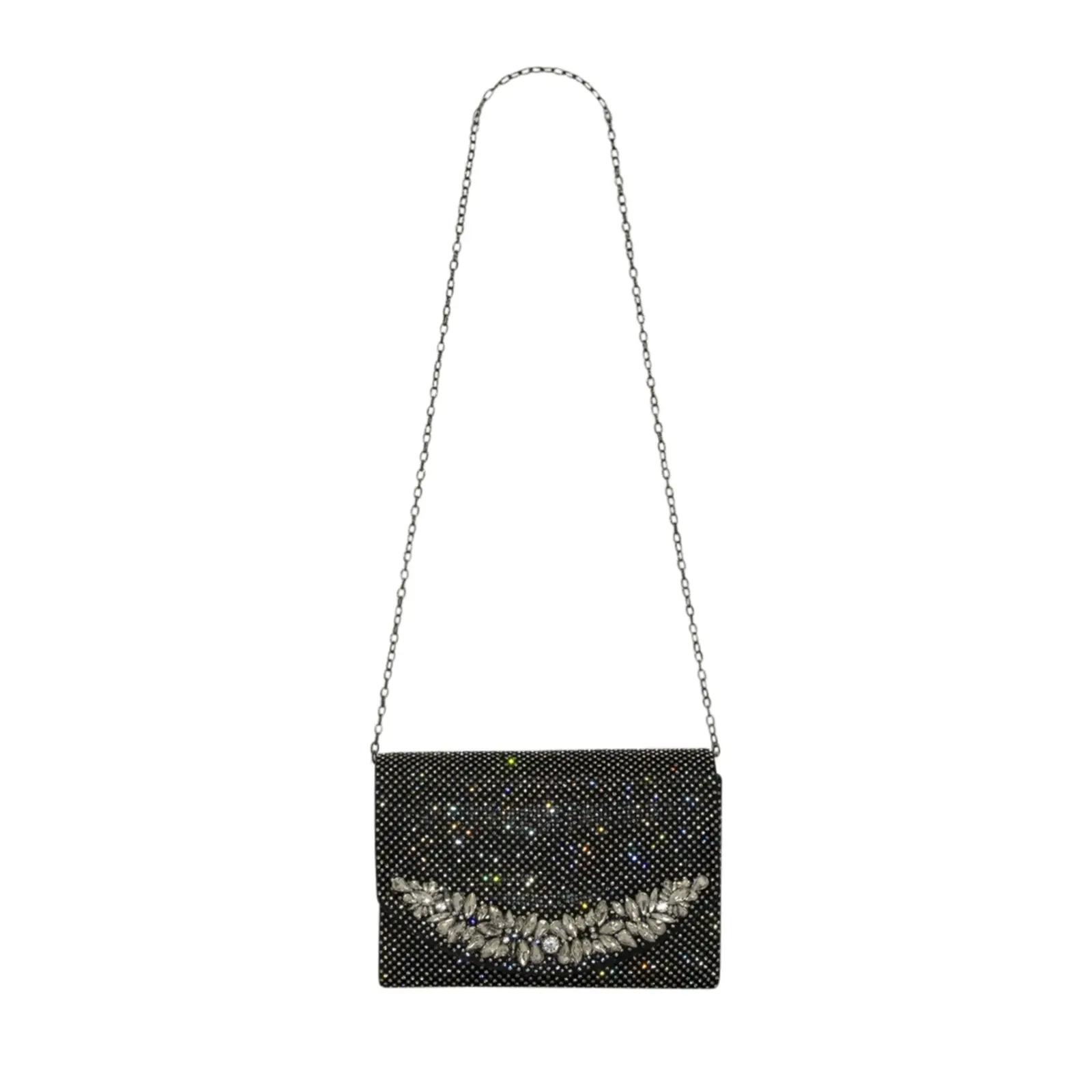 Sparkly Flower Shoulder Bag