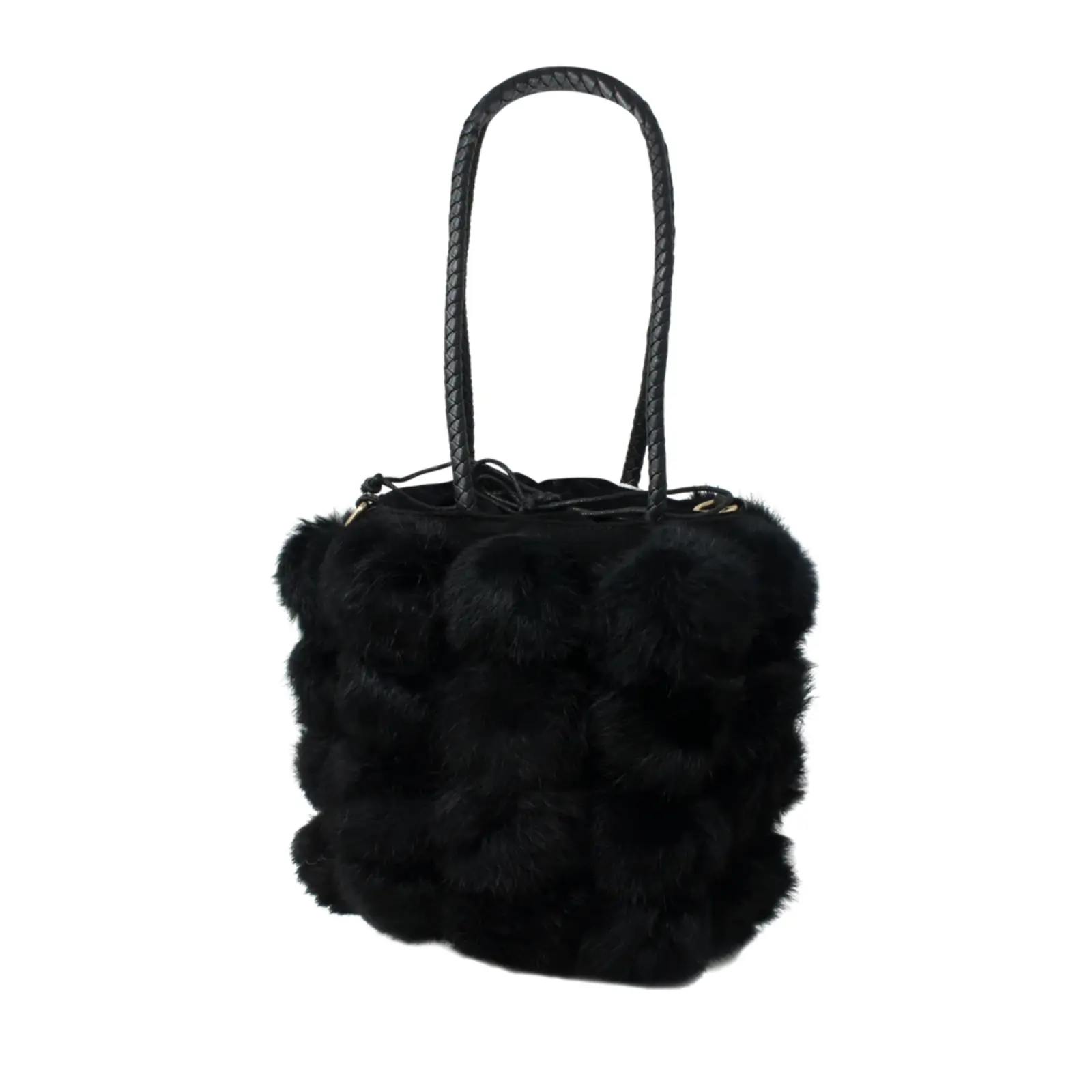Faux Fur Bucket Tote
