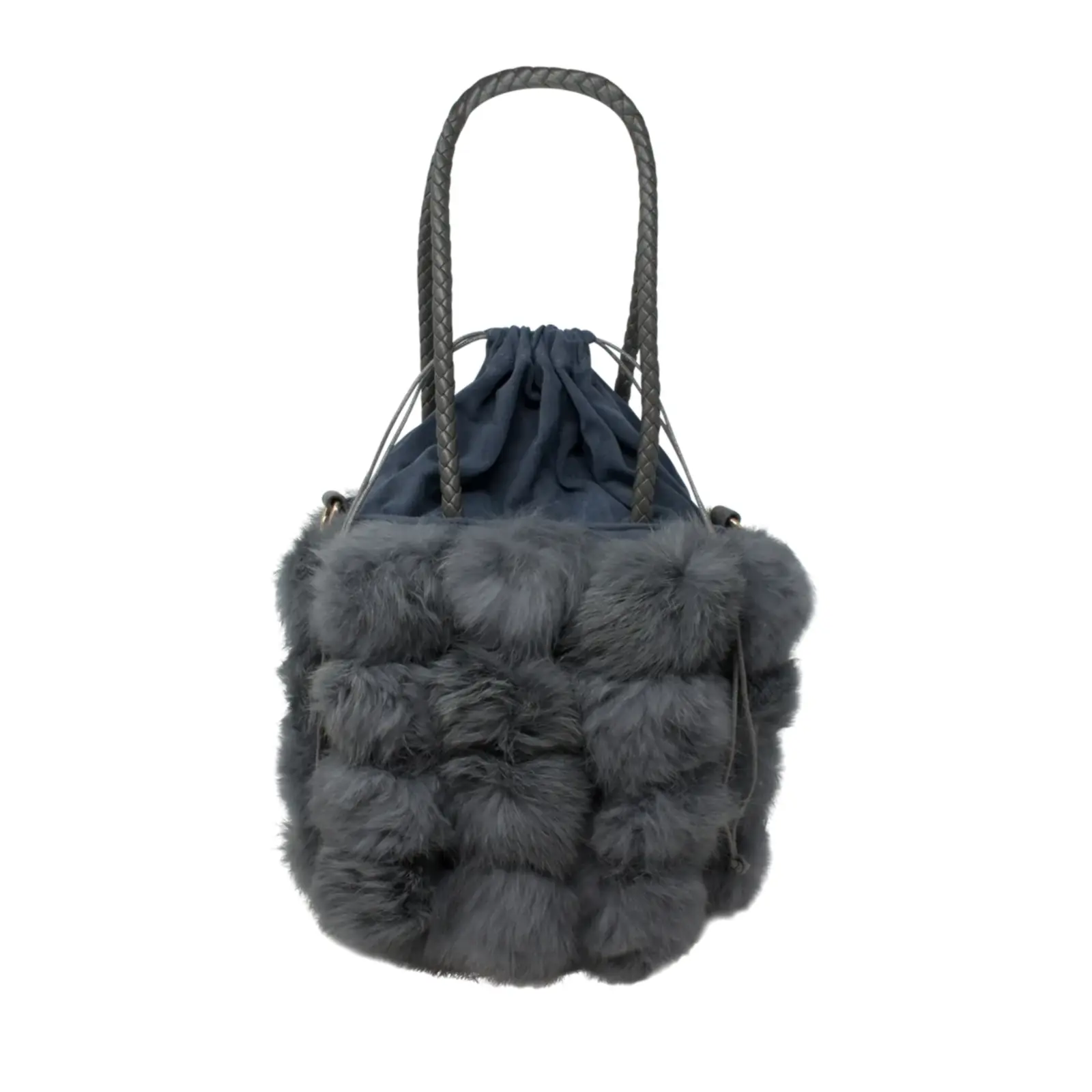 Faux Fur Bucket Tote - Image 8