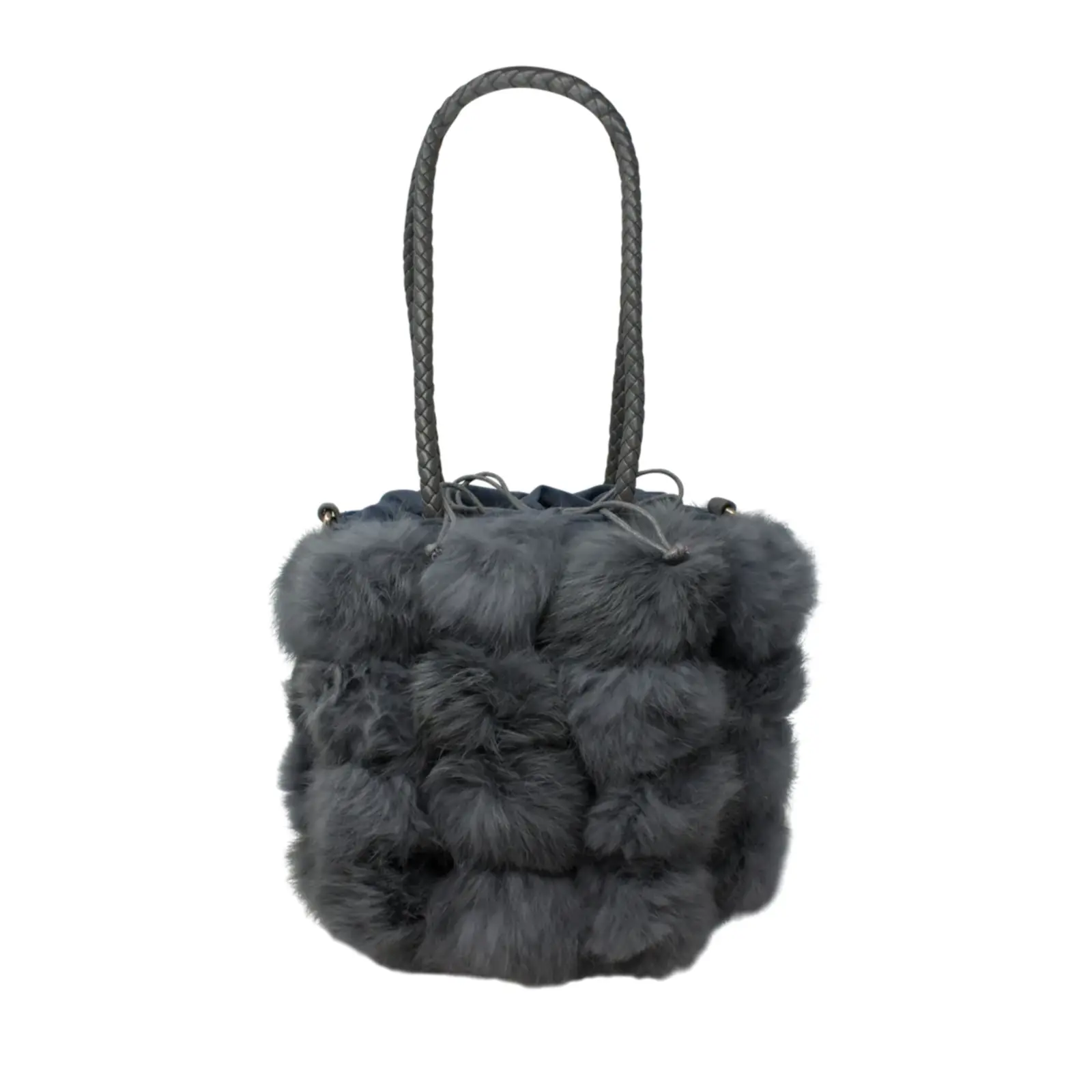 Faux Fur Bucket Tote - Image 7