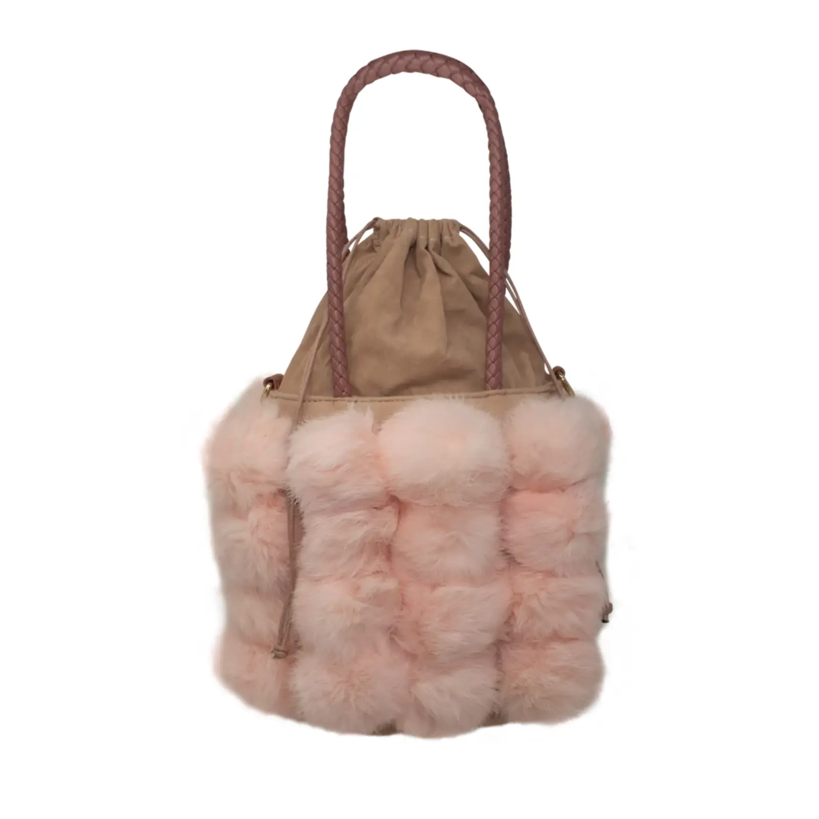 Faux Fur Bucket Tote - Image 10