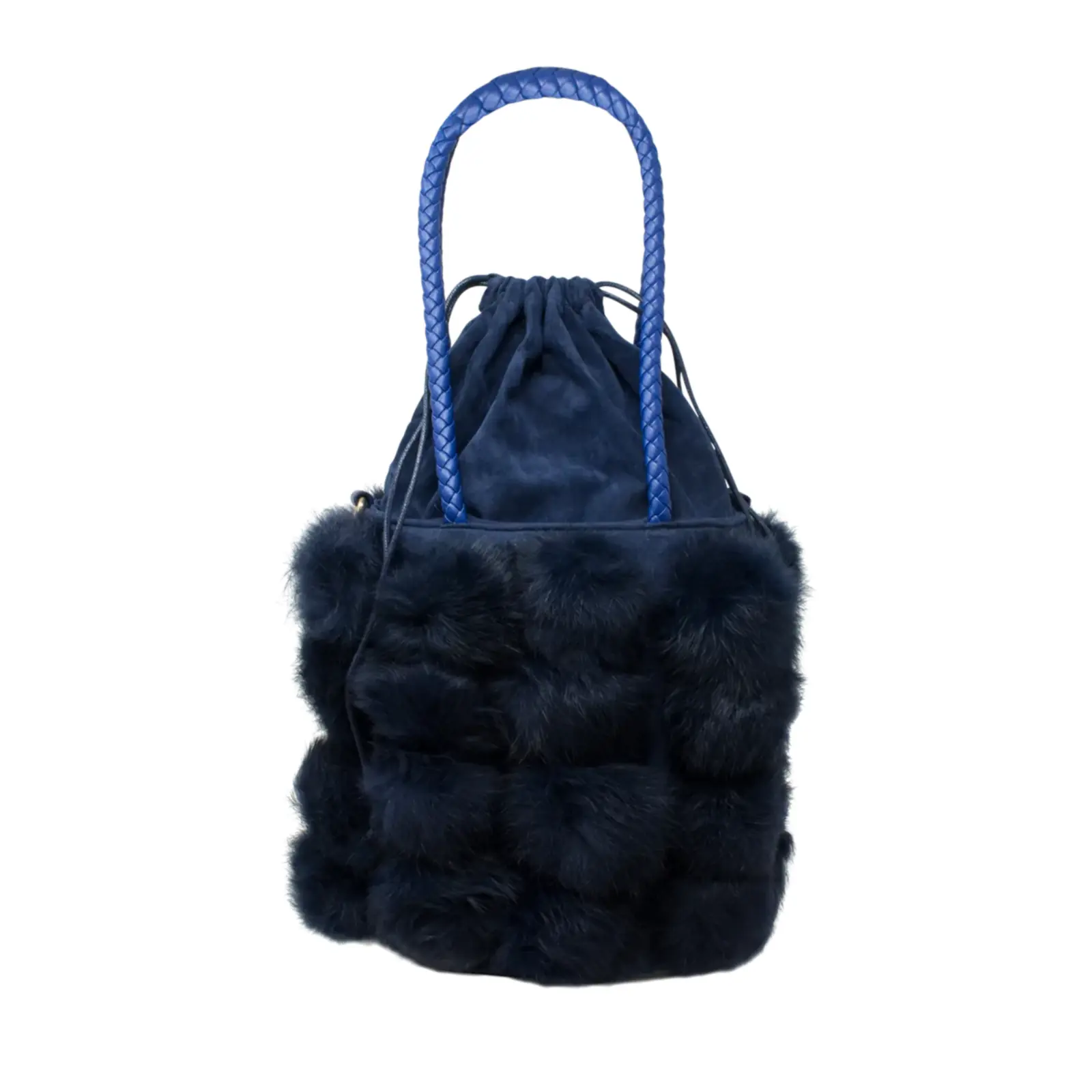 Faux Fur Bucket Tote - Image 4