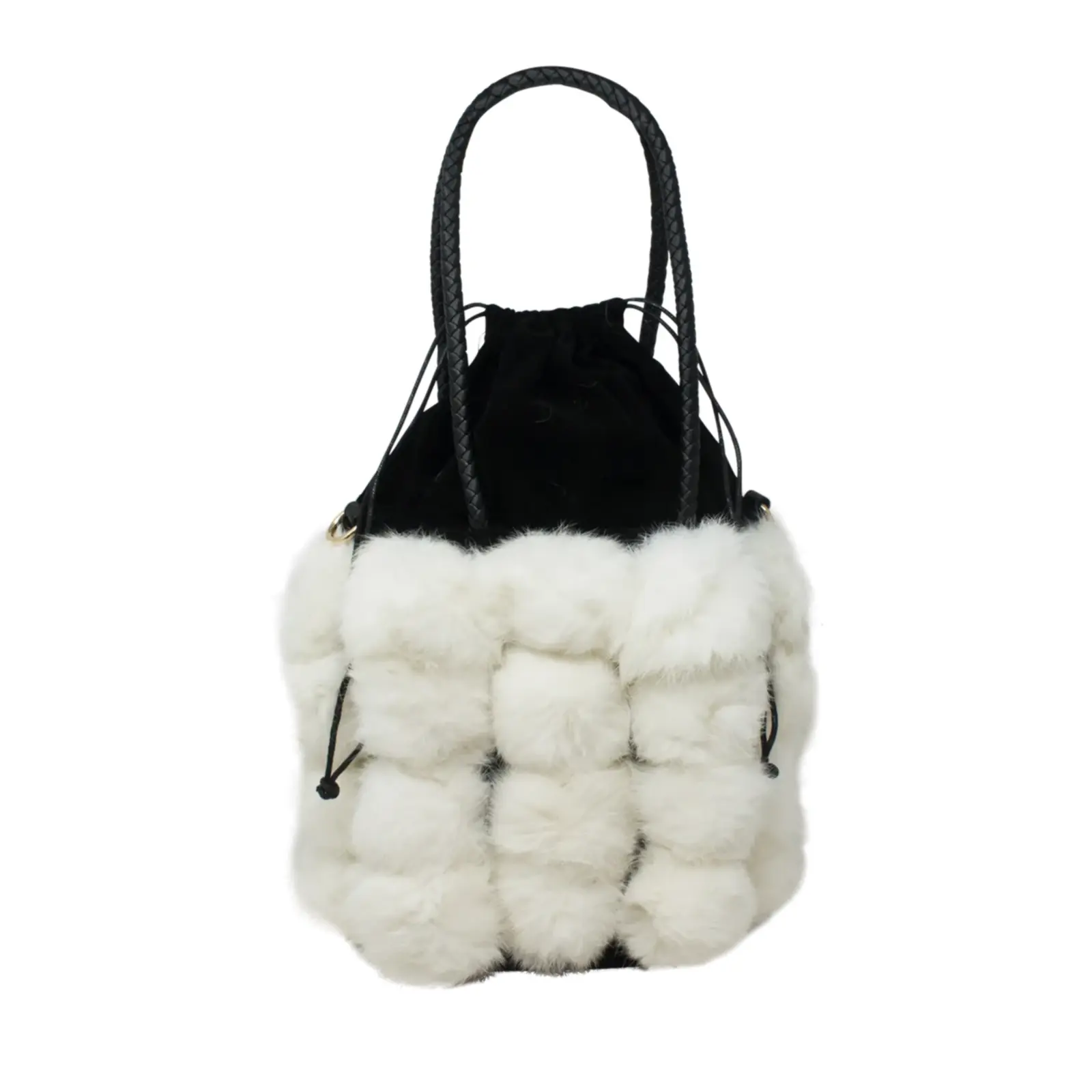 Faux Fur Bucket Tote - Image 14