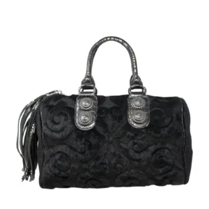 Faux Fur Patterned Handbag