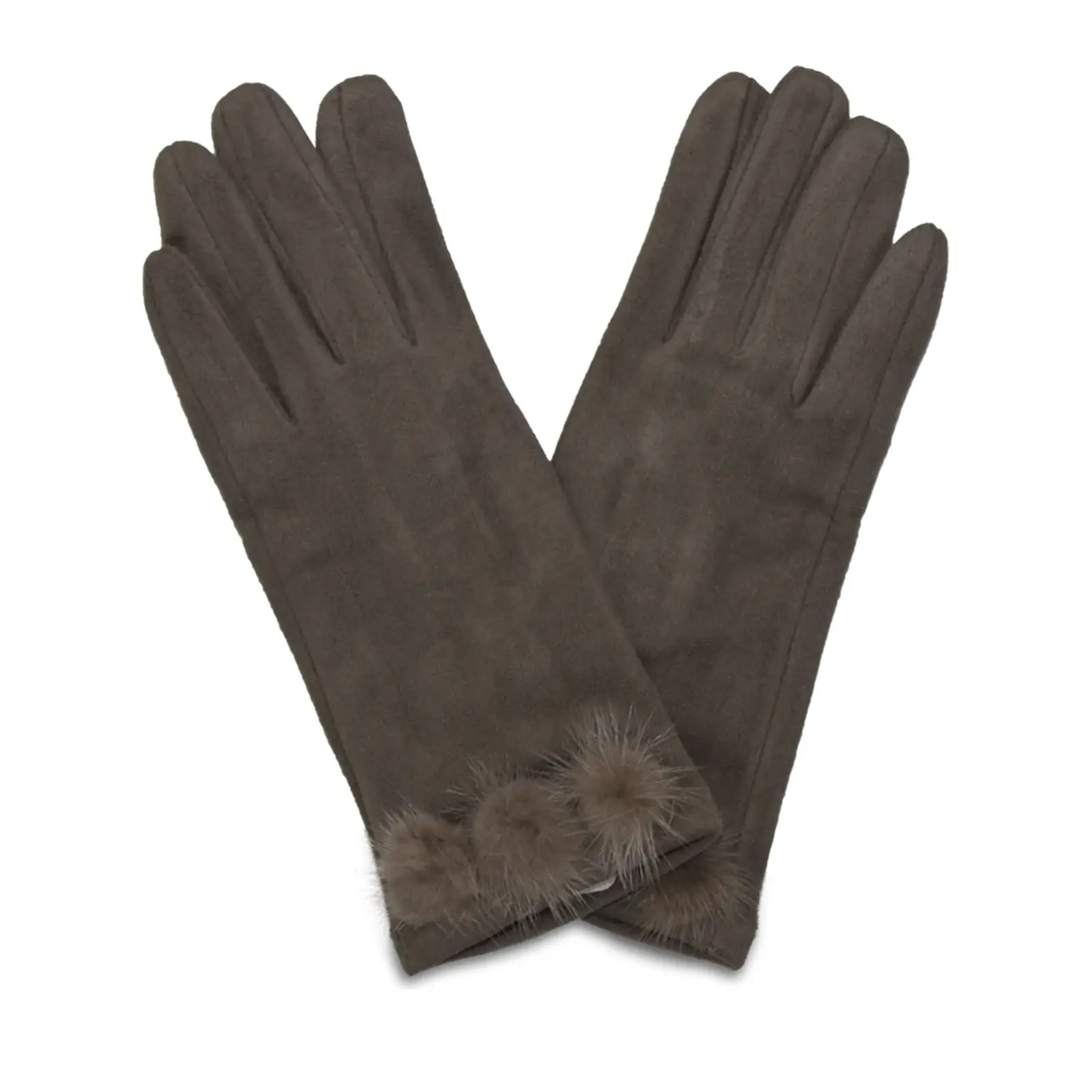 Ladies Pom Pom Gloves - Image 5