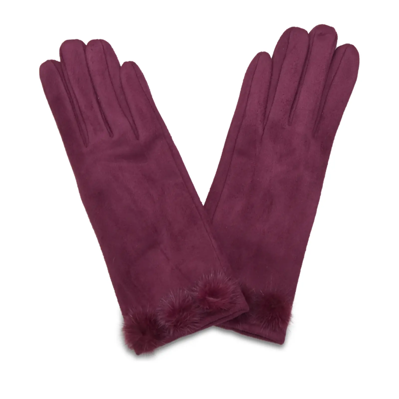 Ladies Pom Pom Gloves - Image 9