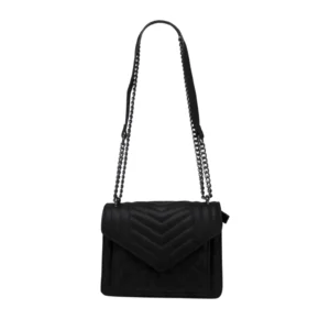 Quilted Chain Strap Crossbody Bag