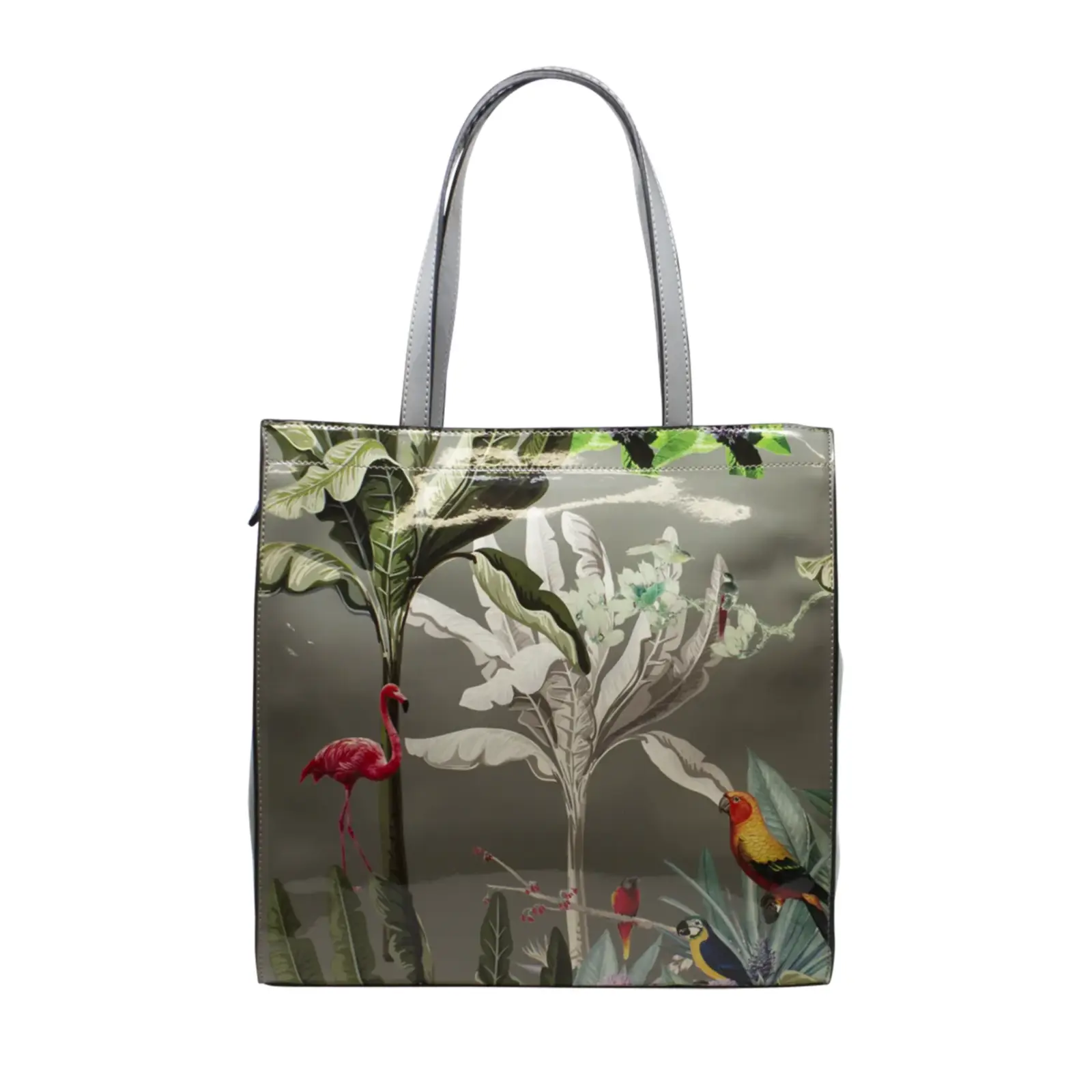Large Tropical Design Handbag - Image 10