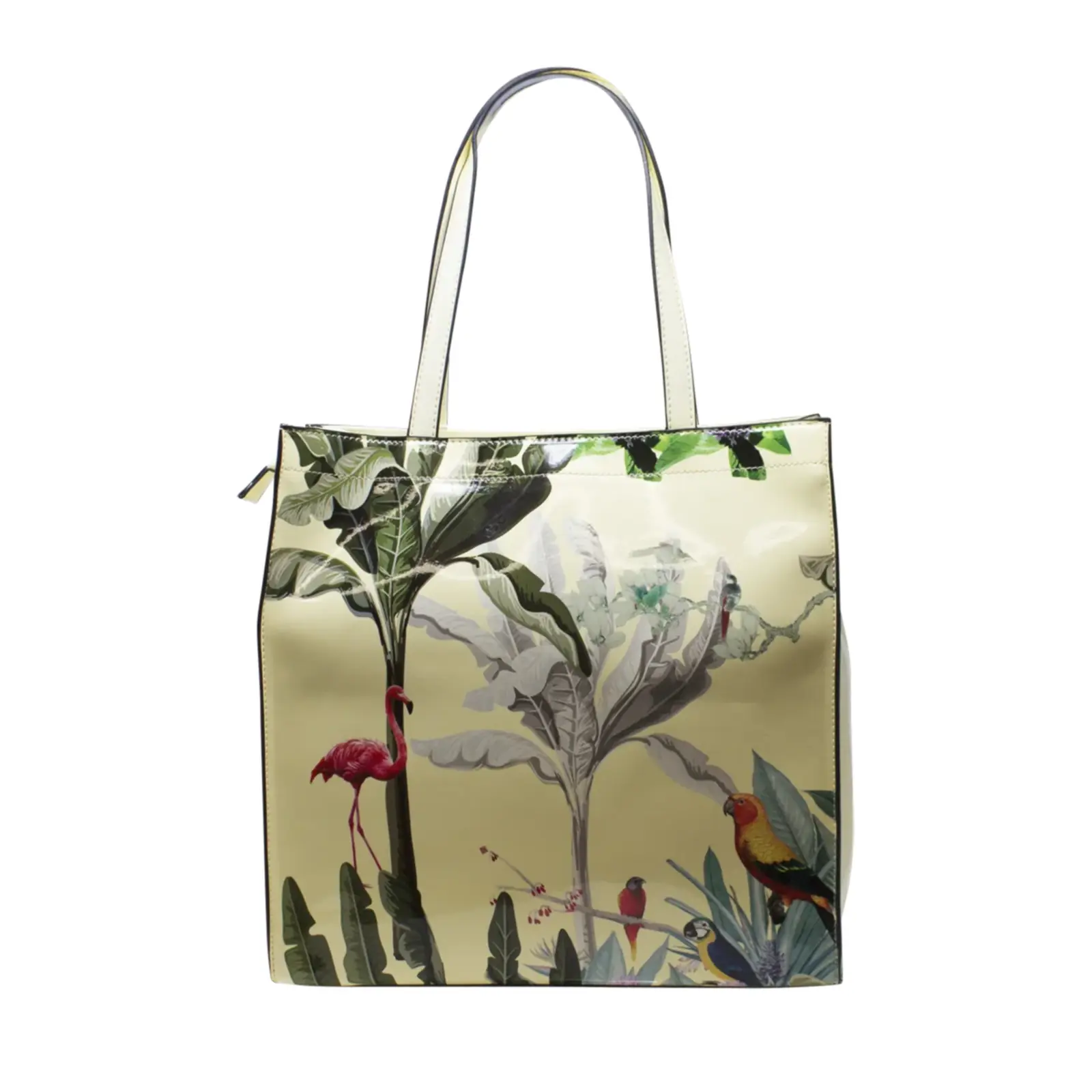 Large Tropical Design Handbag