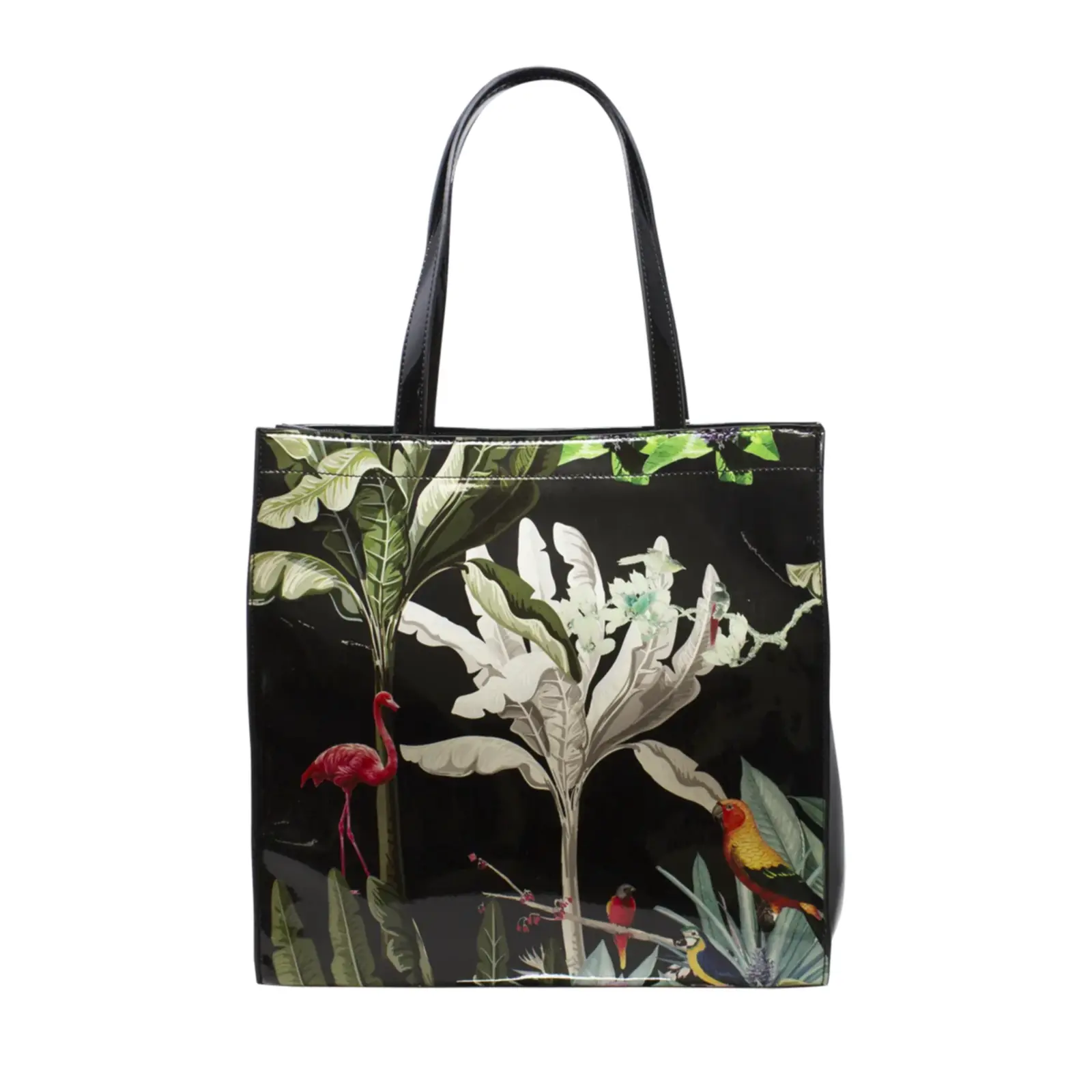 Large Tropical Design Handbag - Image 4