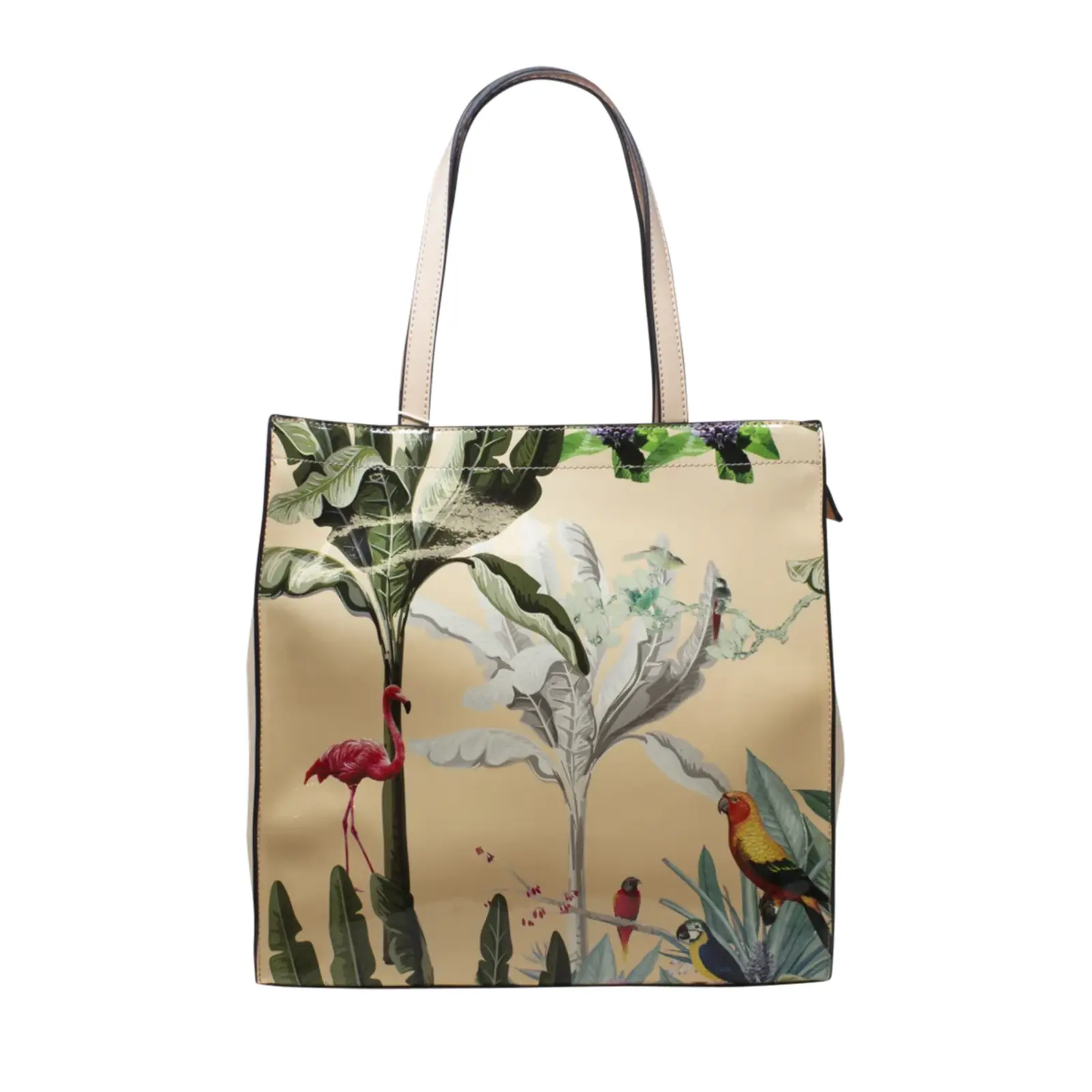 Large Tropical Design Handbag - Image 13