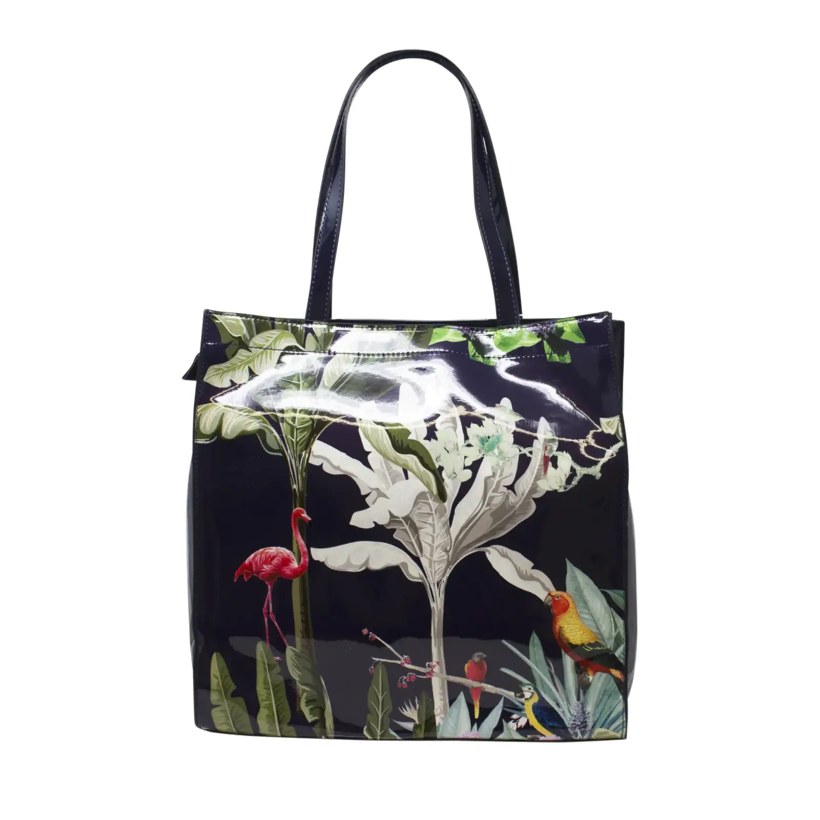 Large Tropical Design Handbag - Image 7