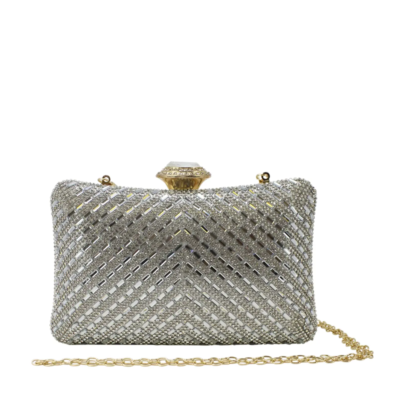Diamante Clutch Bag - Image 5