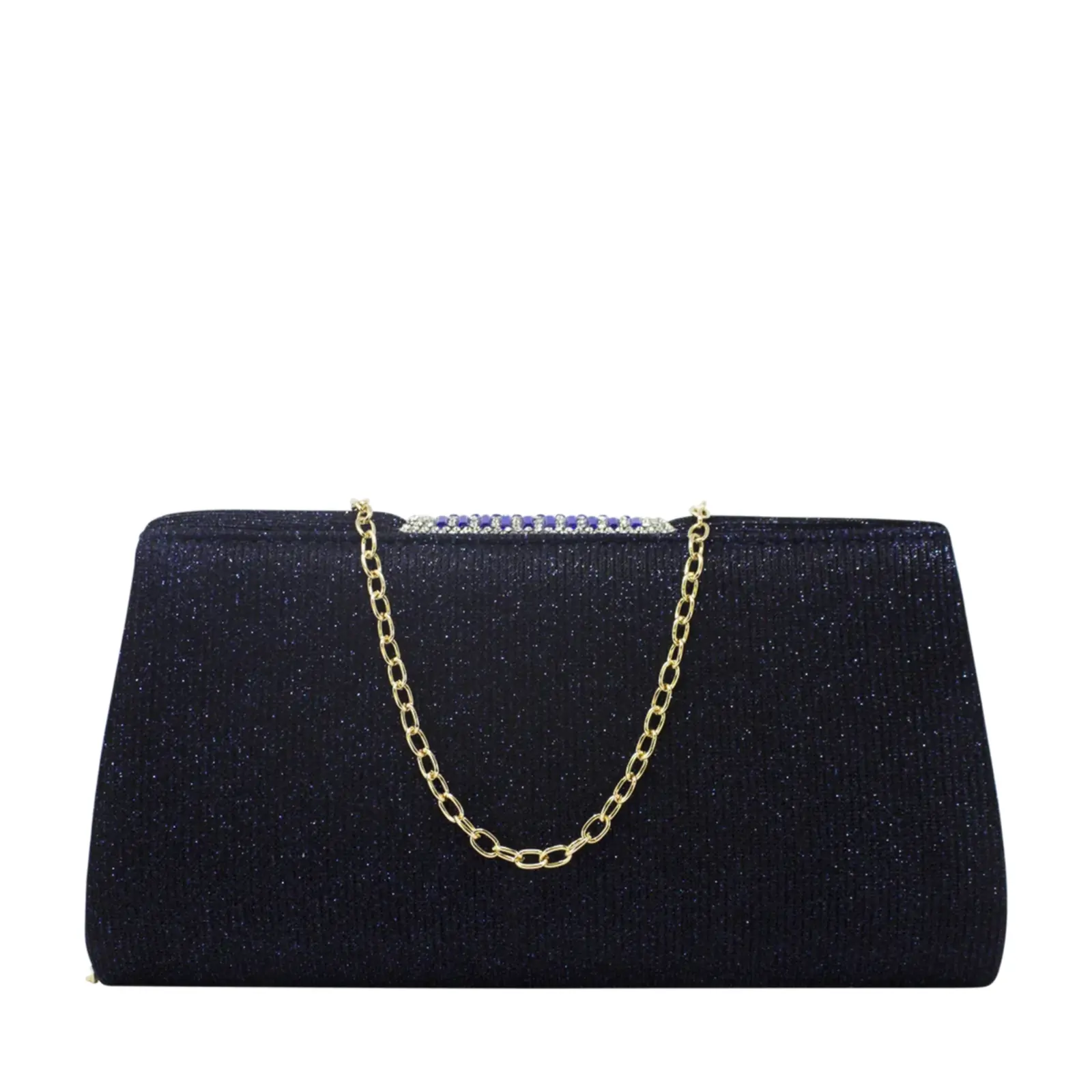 Shine Diamente Glittery Clutch - Image 6