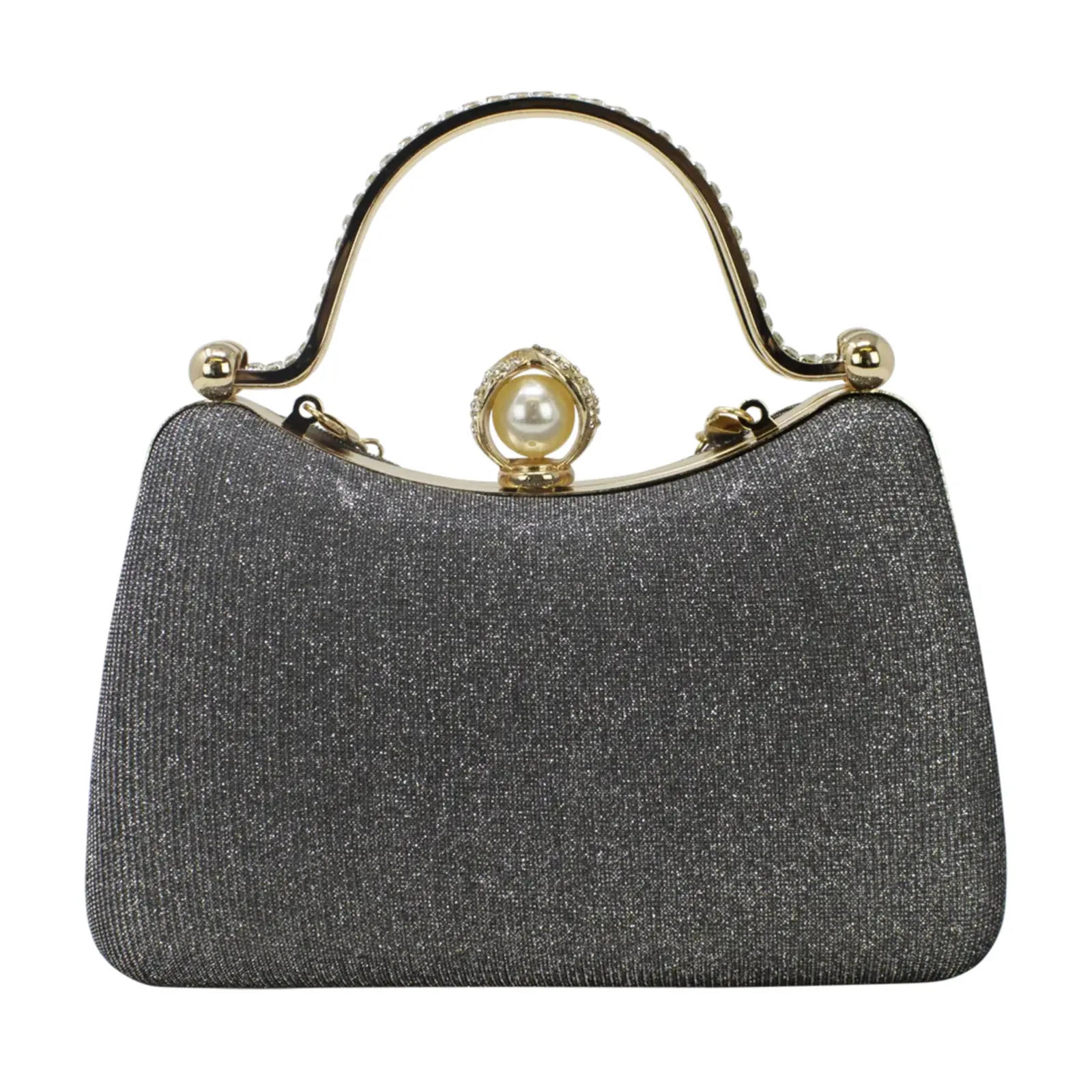 Bow Diamante Clutch Bag - Image 4