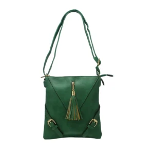 V-Shaped Front Tassel Crossbody