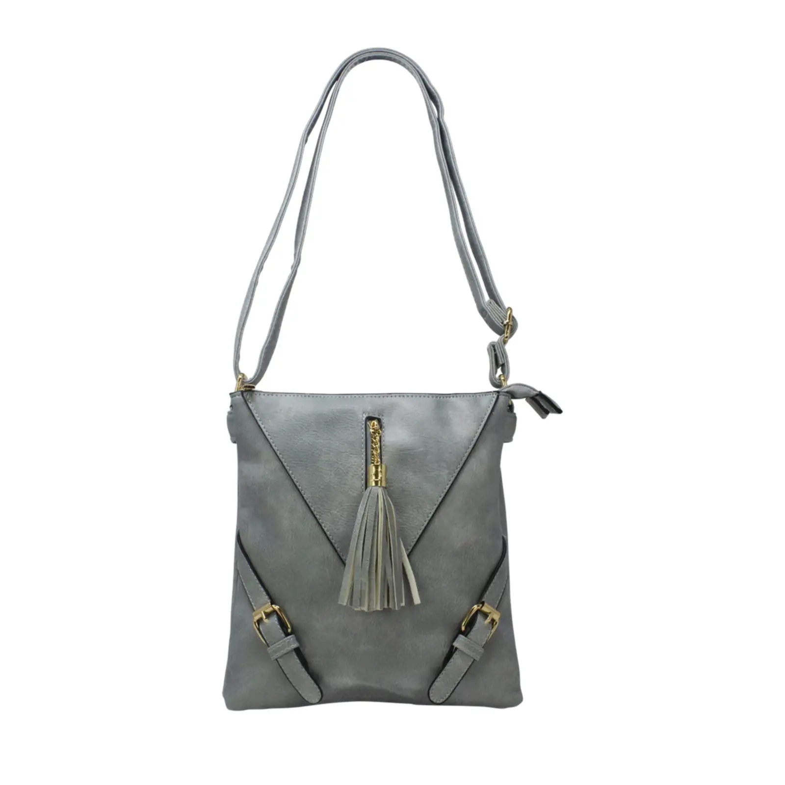 V-Shaped Front Tassel Crossbody - Image 9
