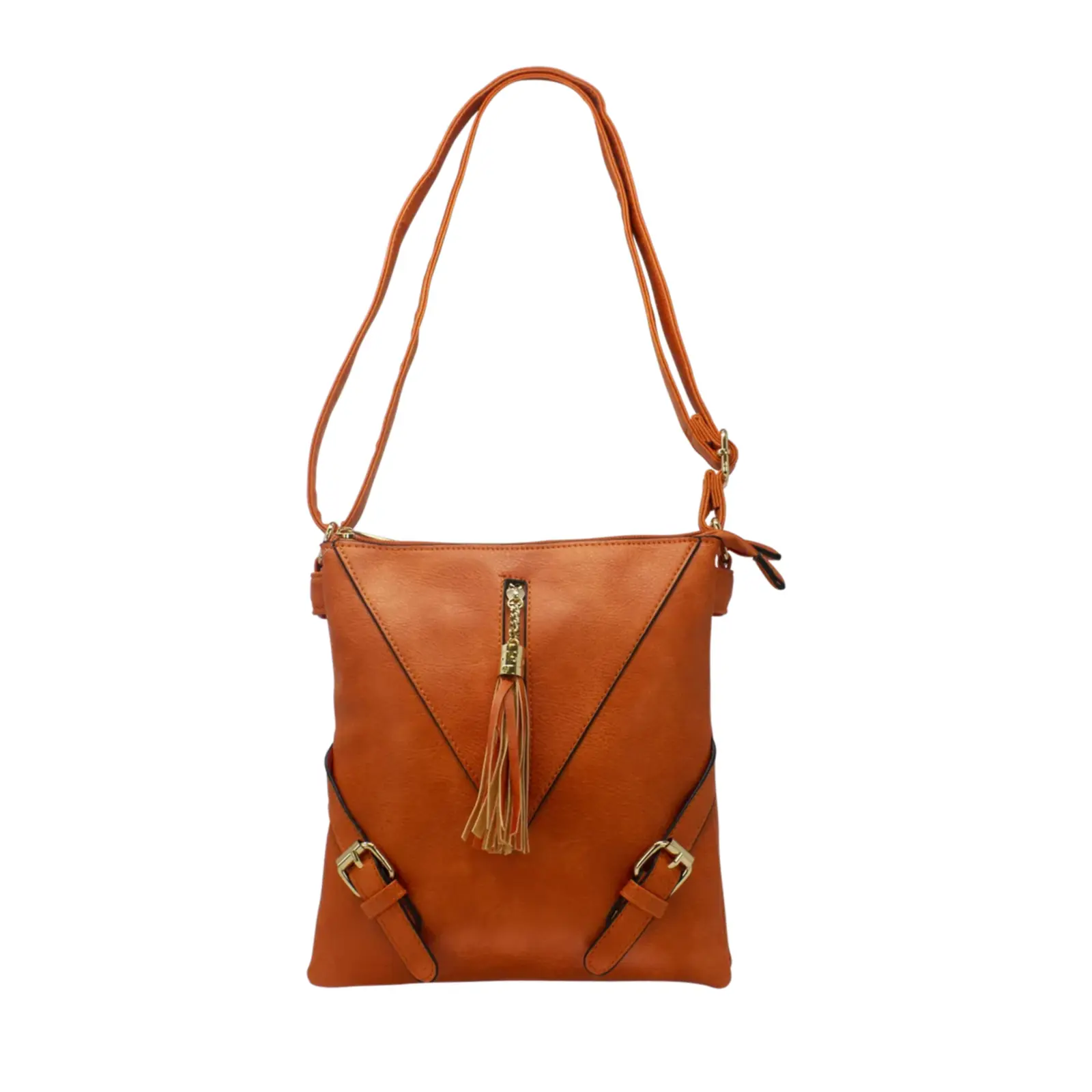V-Shaped Front Tassel Crossbody - Image 7