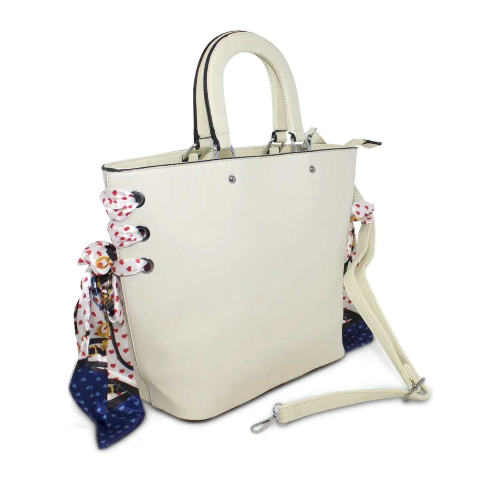 Ladies Ribbon Details Tote Bag - Image 8